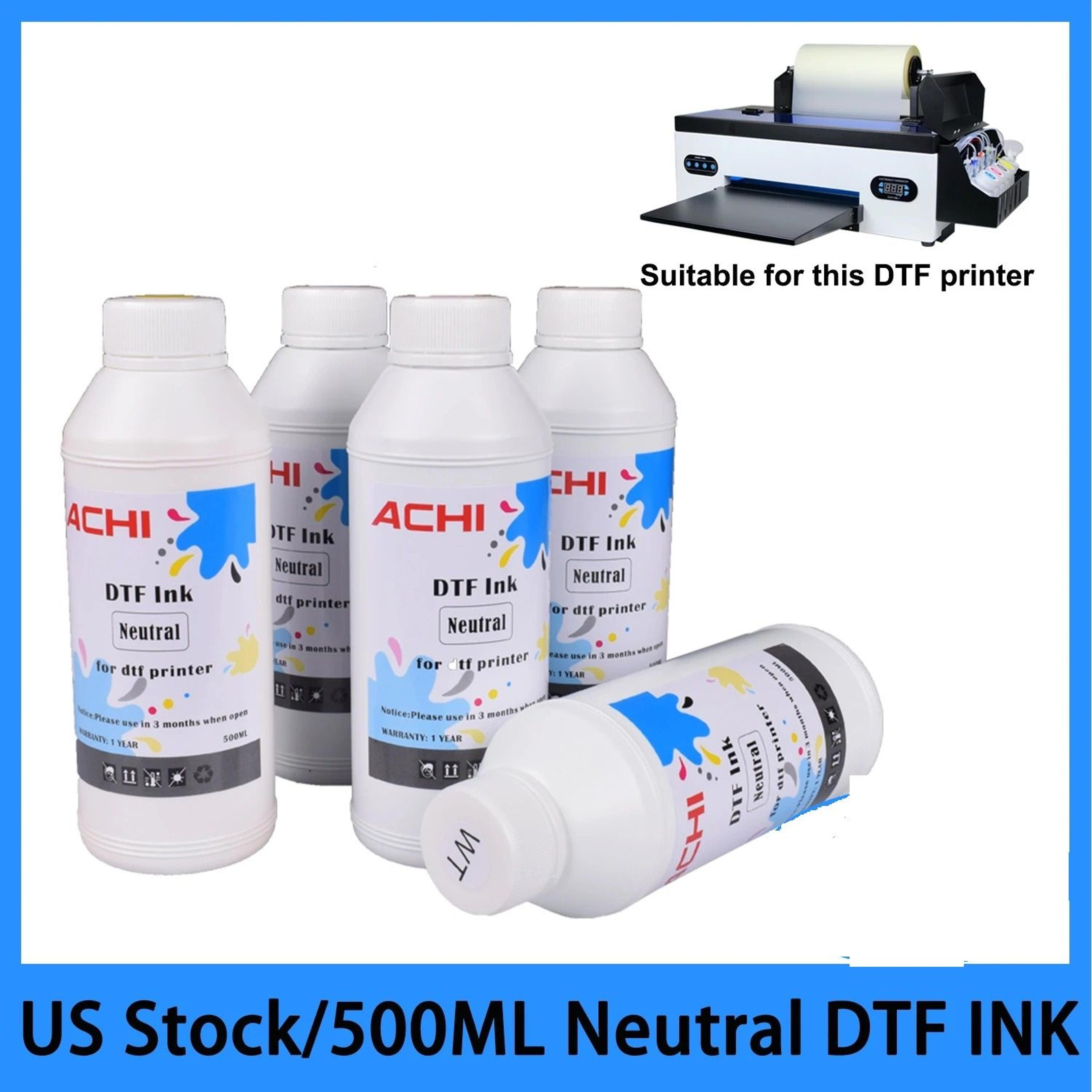 dtf neutral ink set 5 pack 16.9 fl oz bottles for film transfer printing