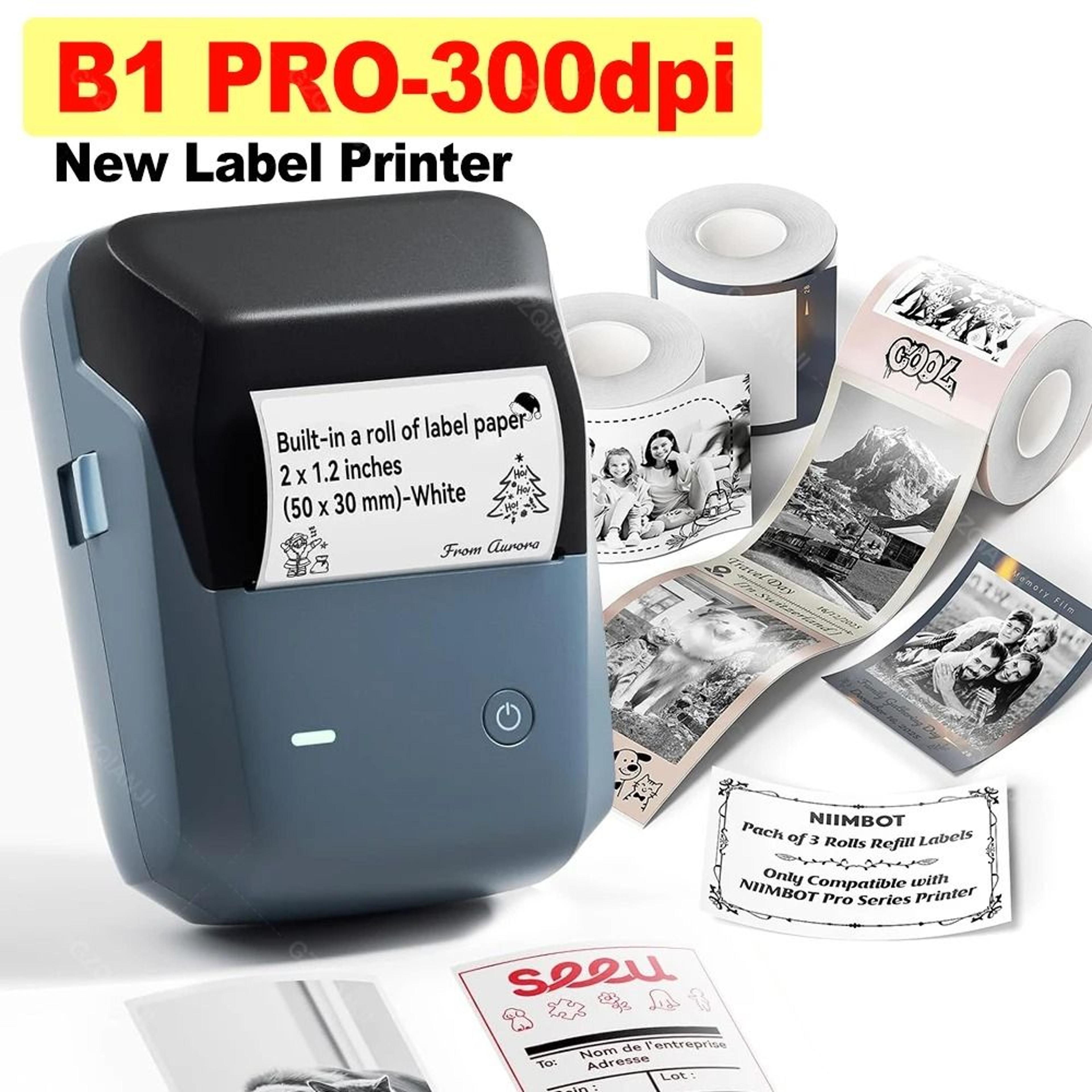 desktop 300 dpi wireless thermal label printer portable sticker maker