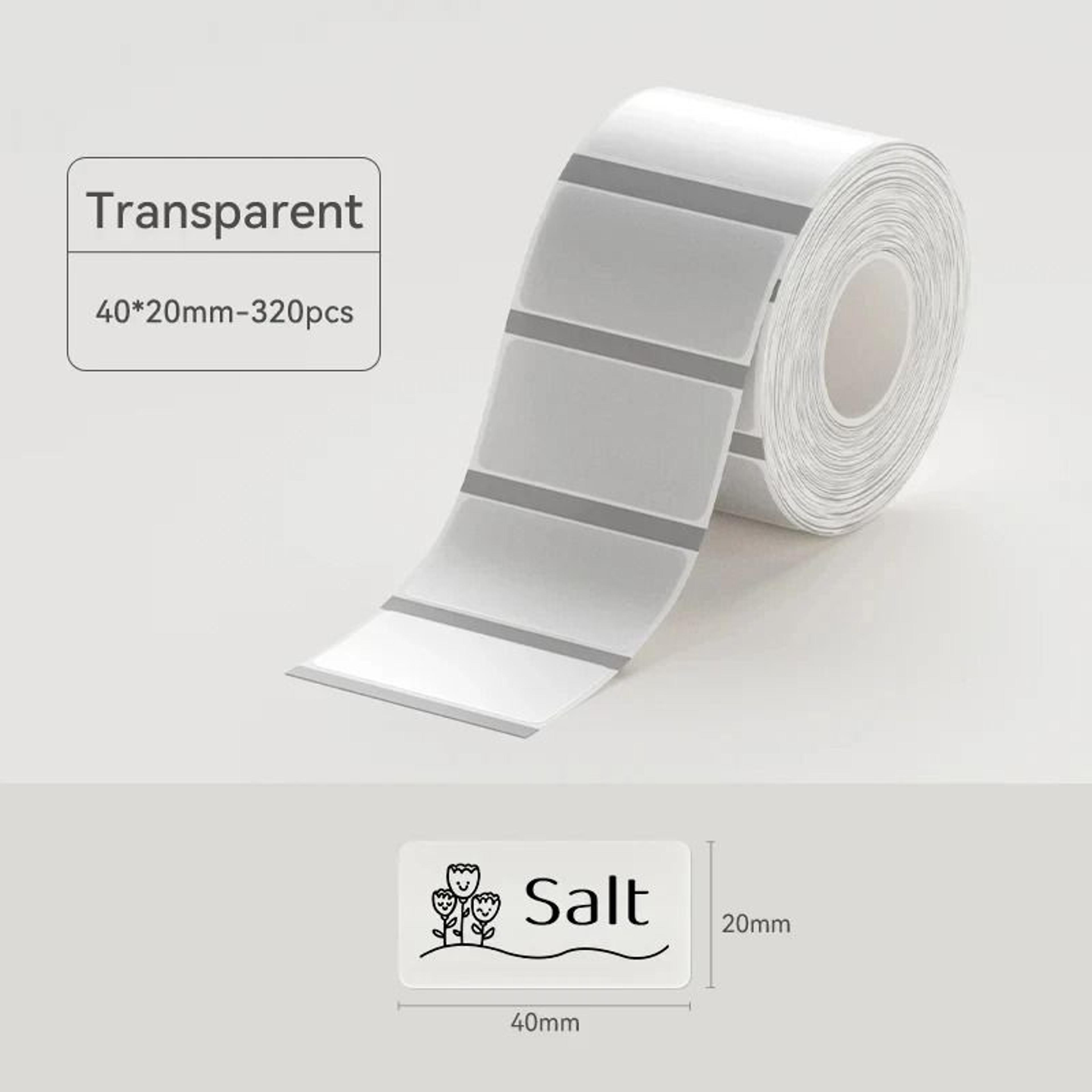 Universal White Color Transparent Self Adhesive Thermal Label Paper Rolls 9