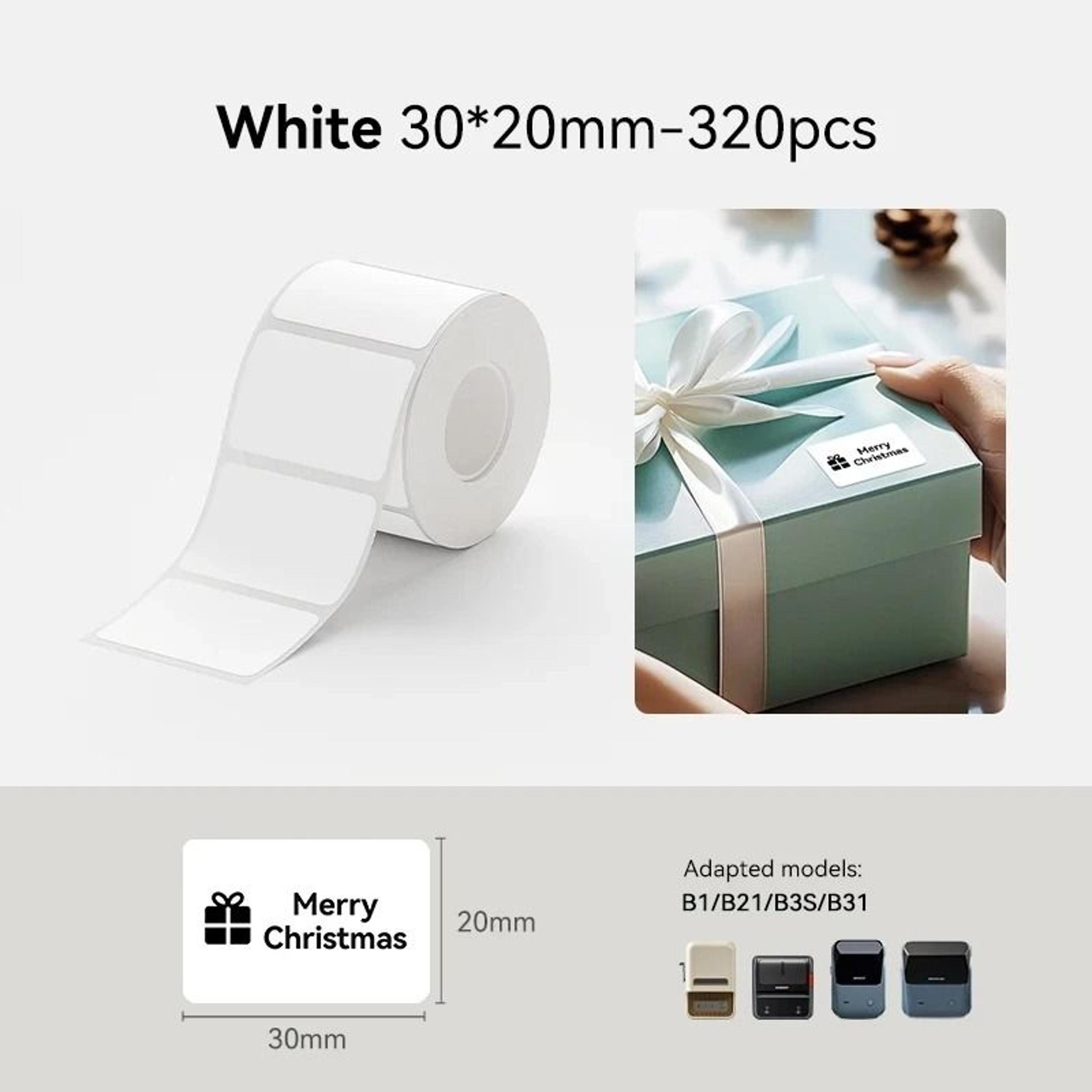 Universal White Color Transparent Self Adhesive Thermal Label Paper Rolls 5