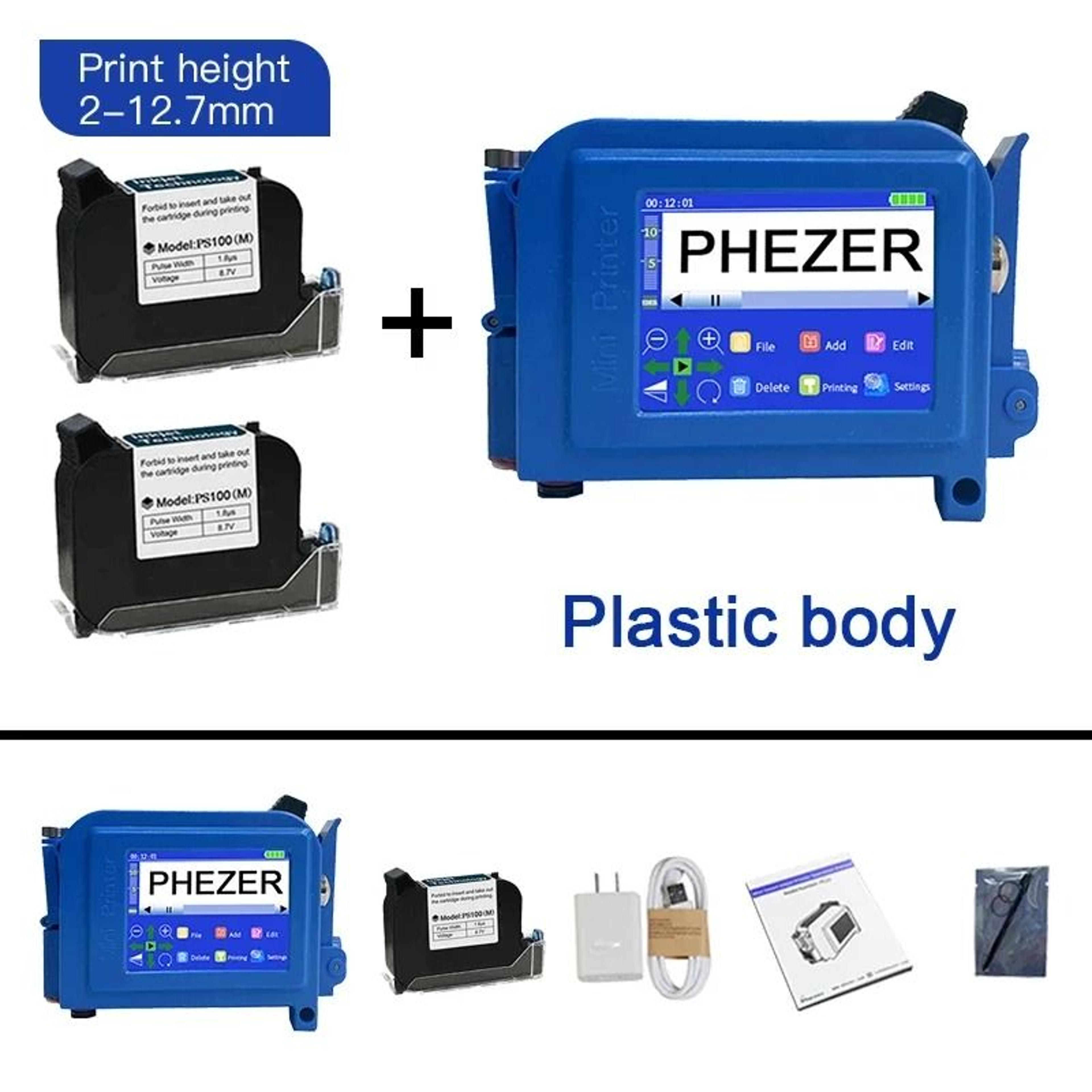 Handheld Thermal Inkjet Printer Mini Portable Batch Coder For QR Barcodes And Dates 9