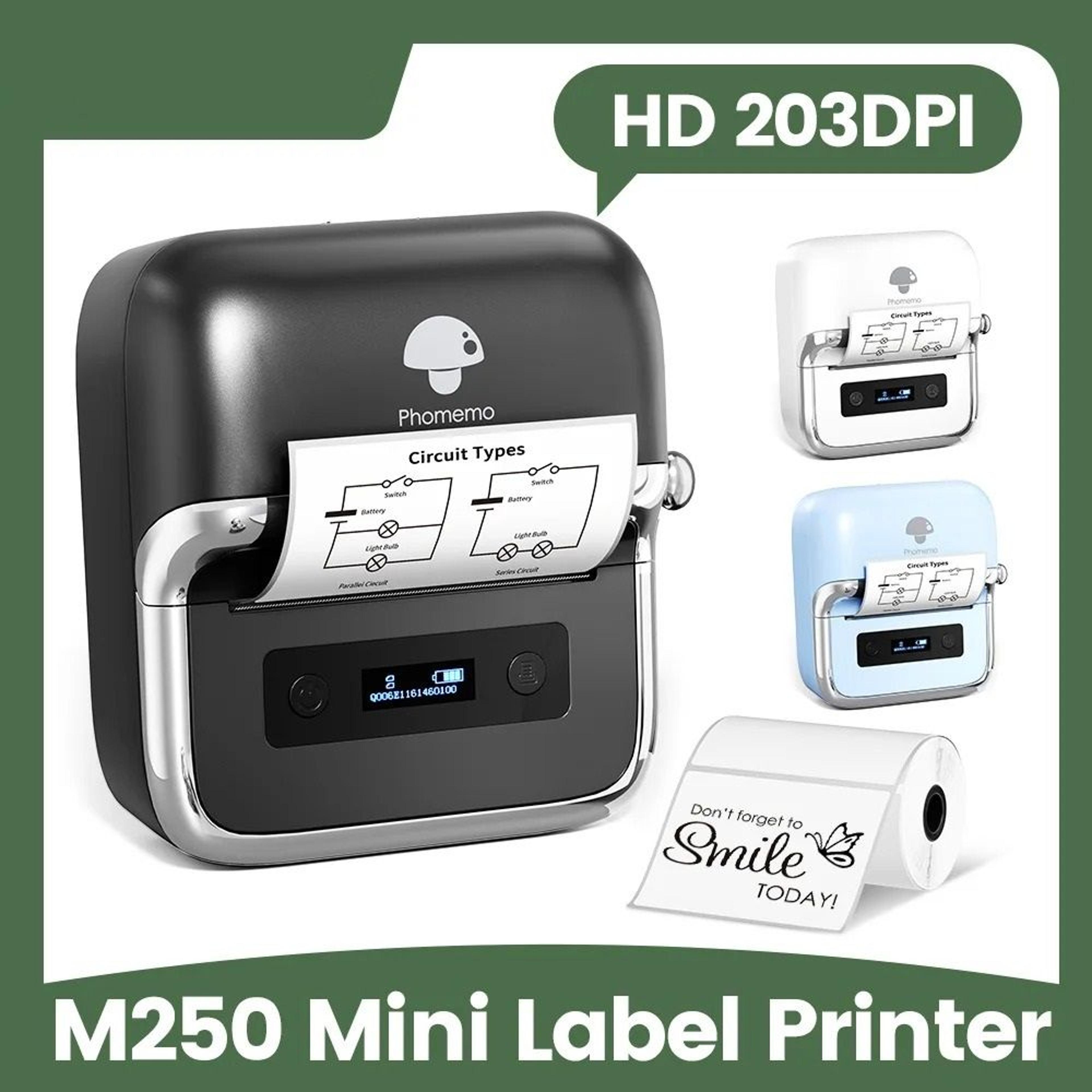desktop mini wireless bluetooth thermal label printer portable 3 in barcode maker