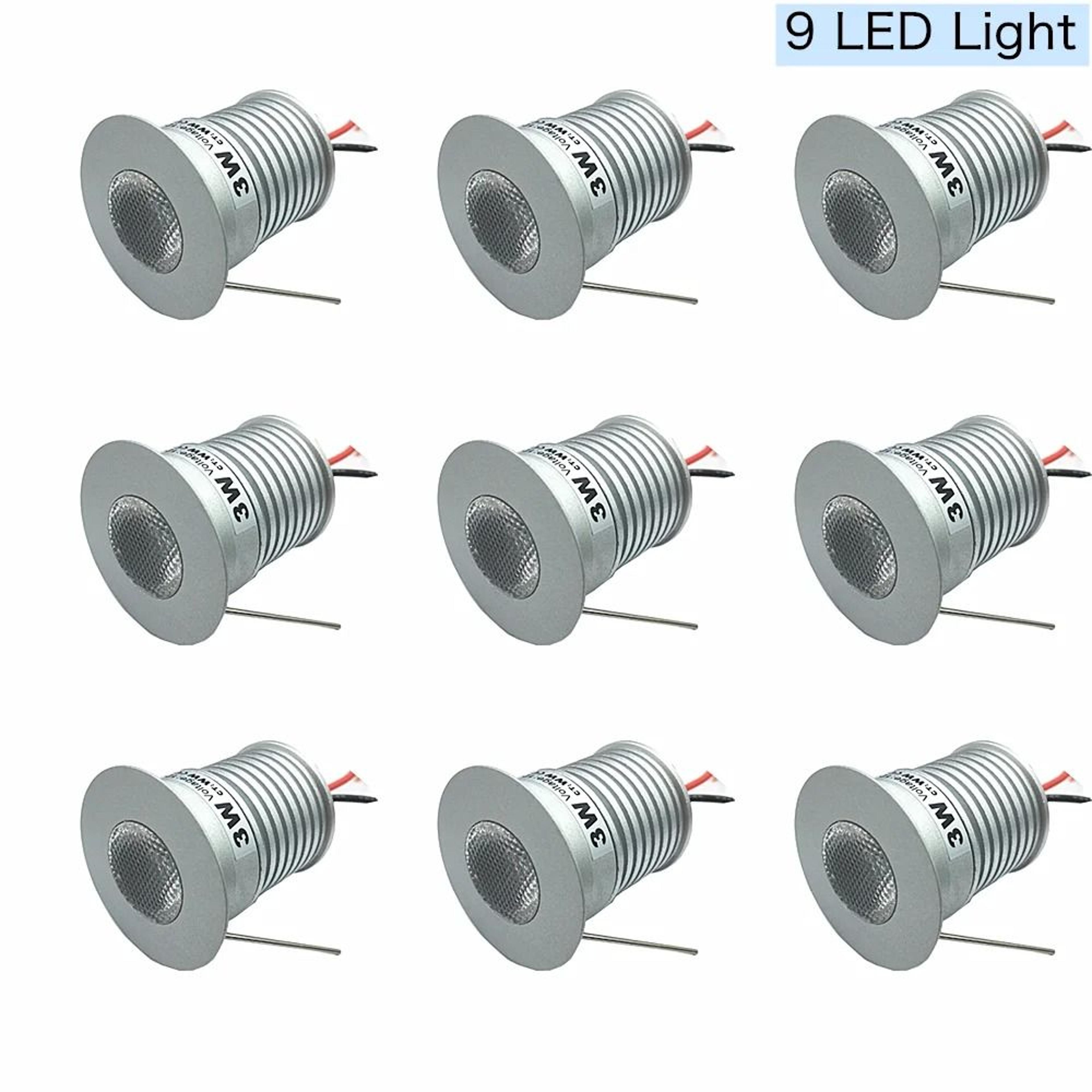 Dimmable 3W Mini Spotlight 12V To 24V LED Recessed Ceiling Downlight Indoor Home Lighting 9
