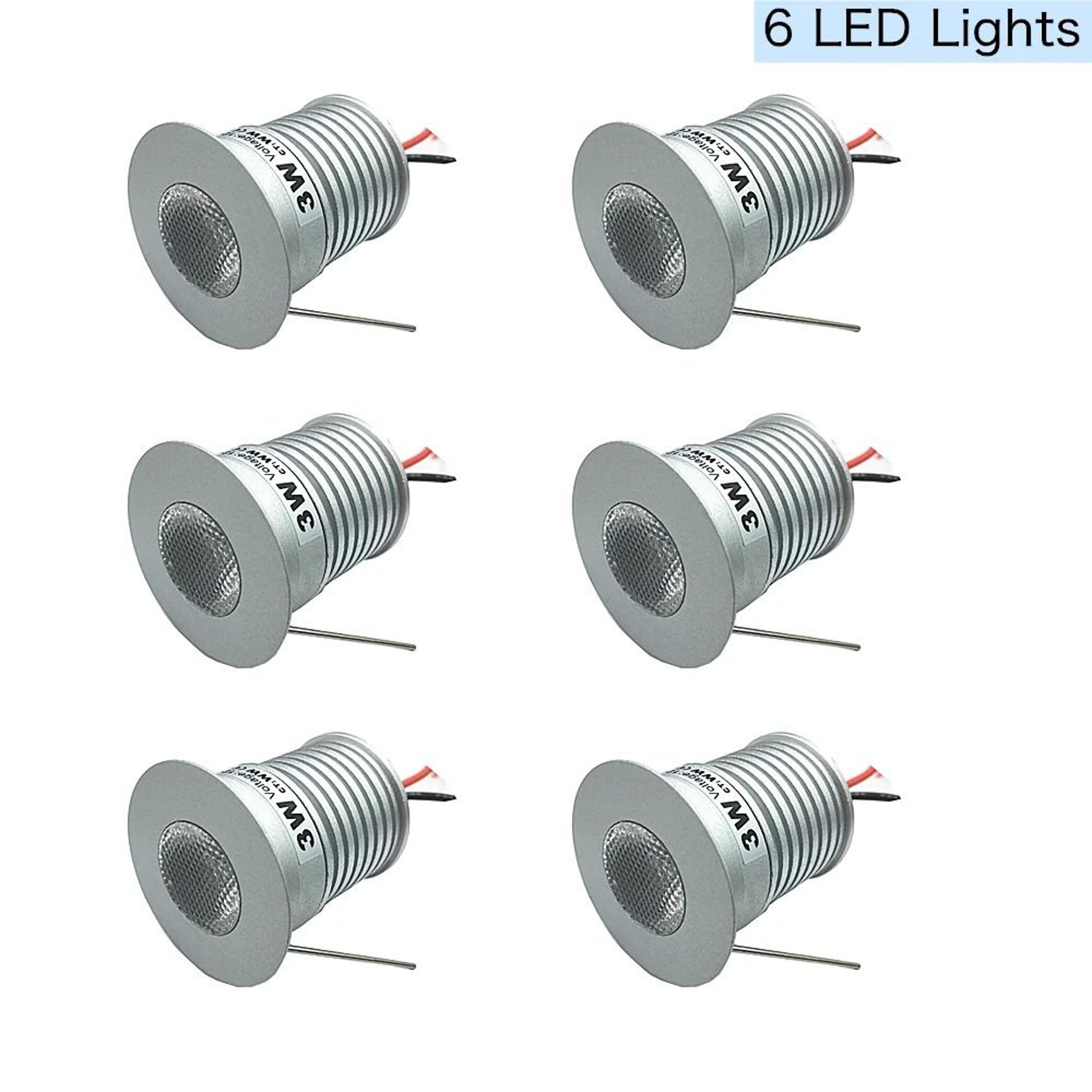 Dimmable 3W Mini Spotlight 12V To 24V LED Recessed Ceiling Downlight Indoor Home Lighting 8