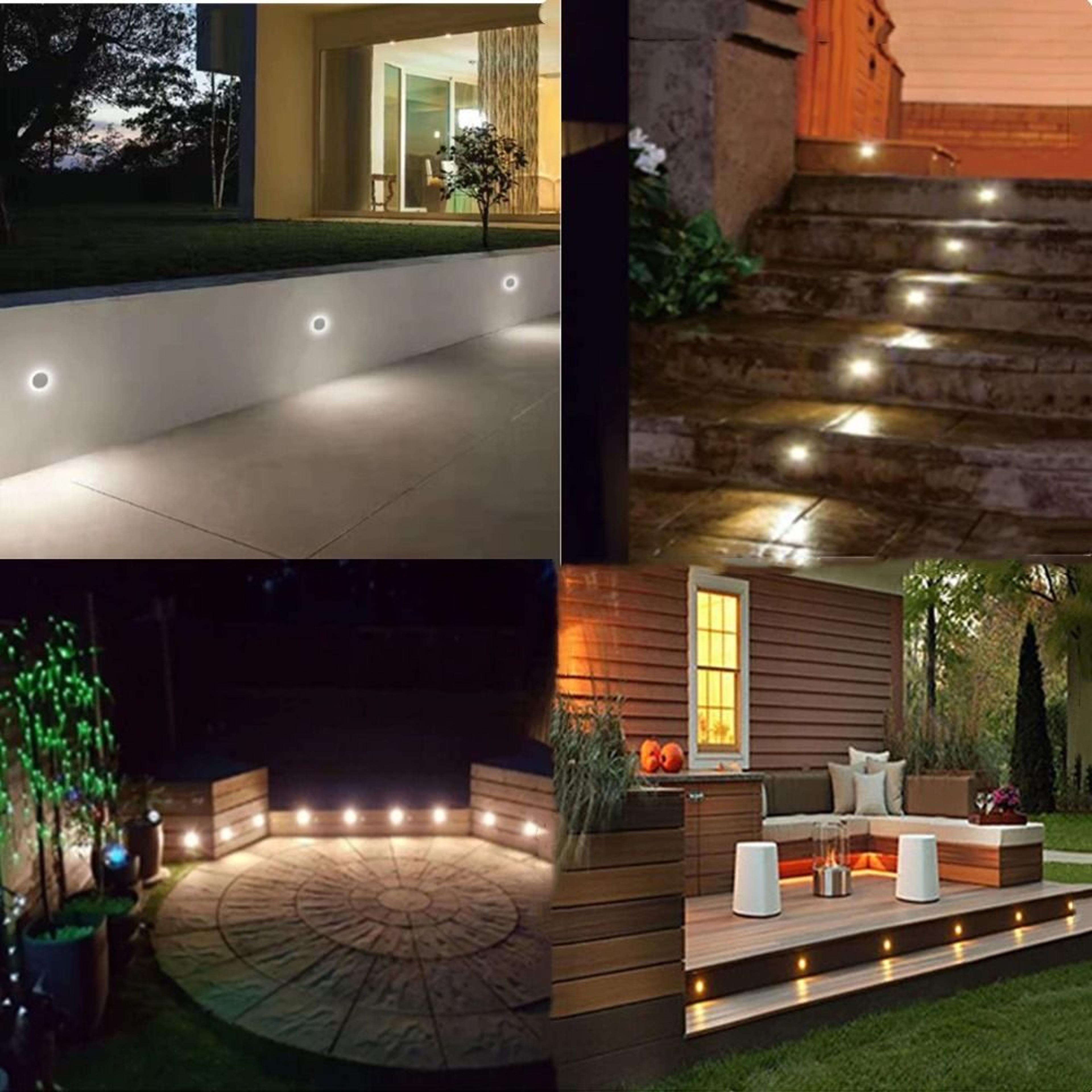 dc12v ip67 waterproof wall lamp 1w stair led light outdoor balcony garden yard step sconce