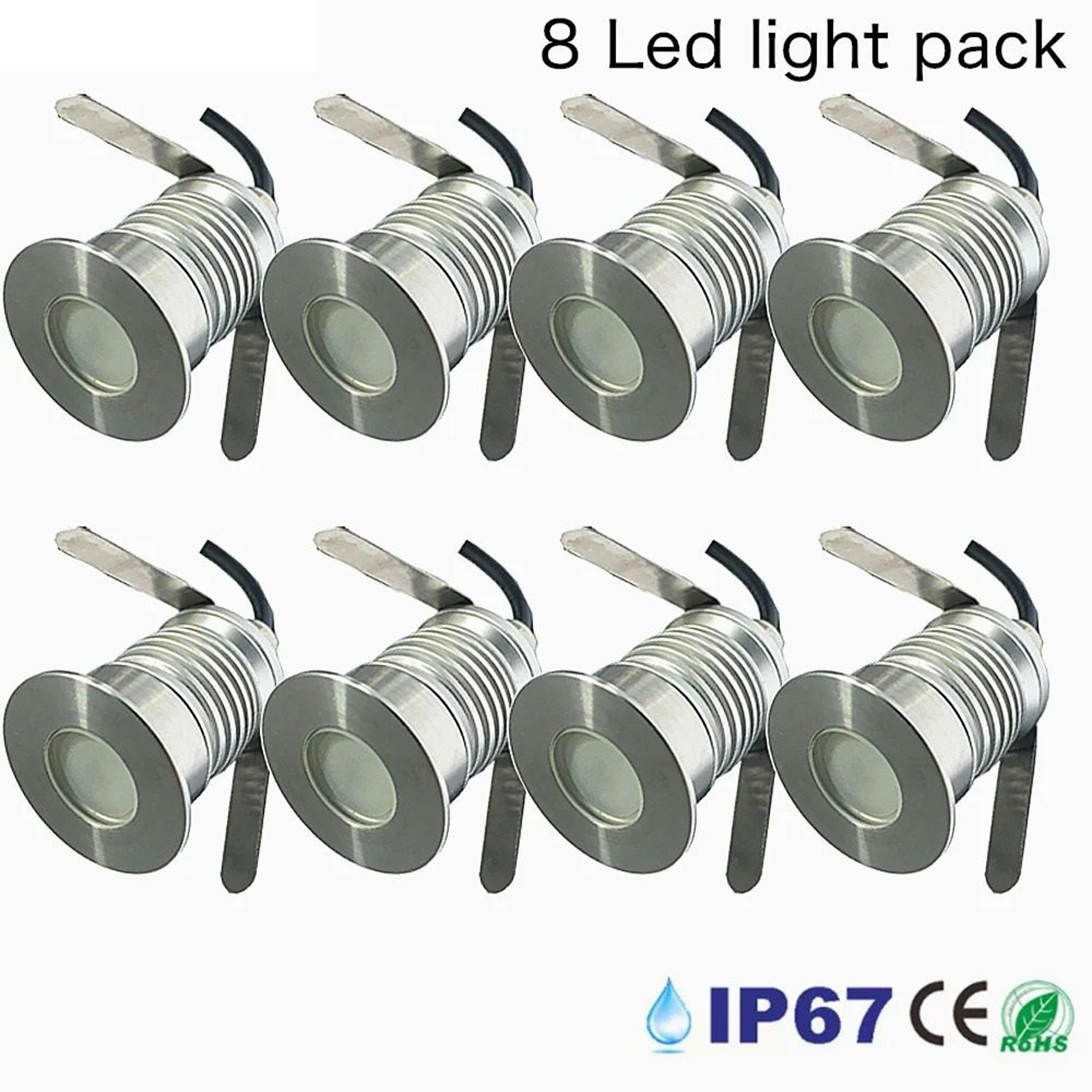 IP67 Waterproof 1W 3W LED Underground Light Recessed Ground Garden Path Outdoor Landscape Spot 12V  5