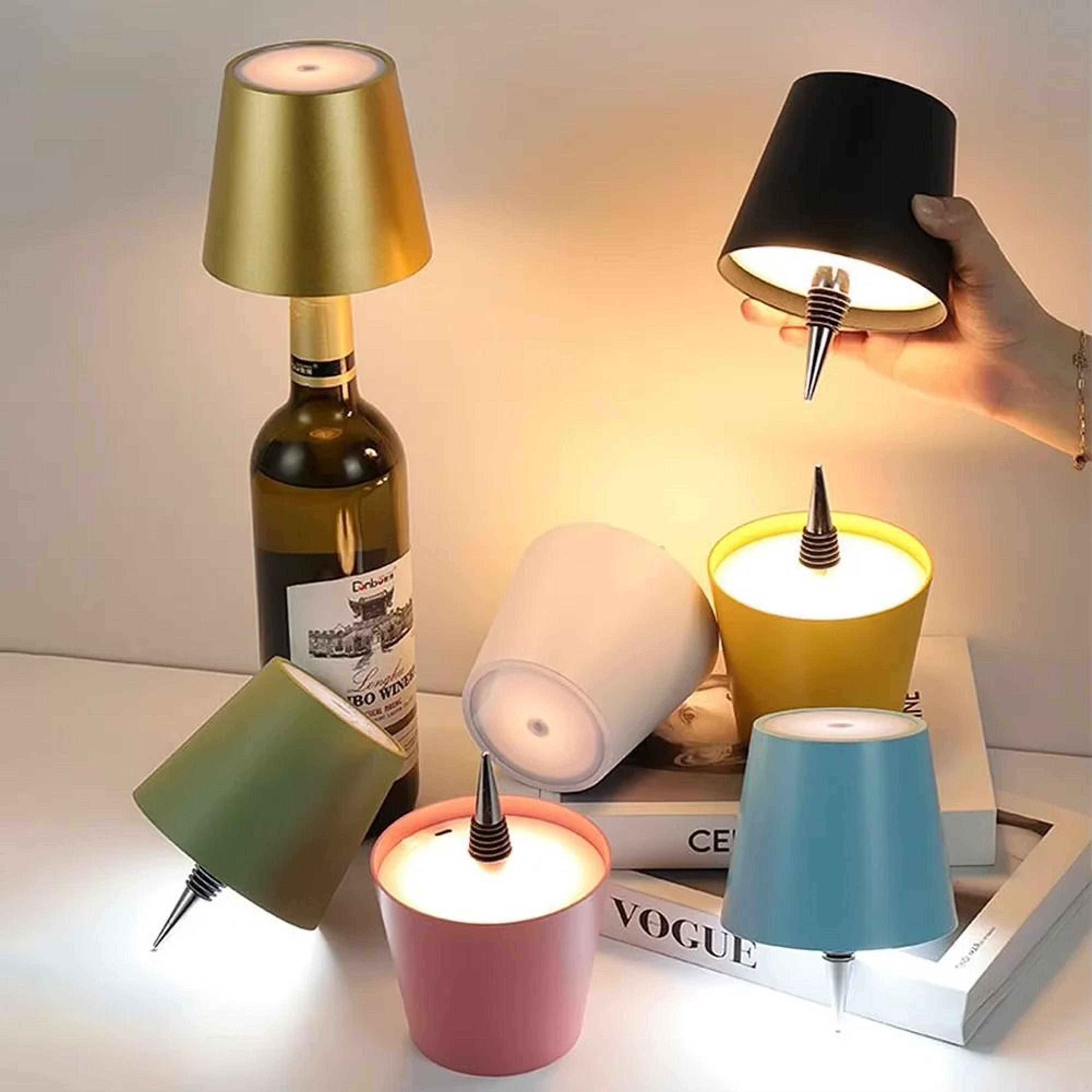 Wireless Wine Bottle Lamp Type C Charging Touch Control Dimming LED Table Light Bar Atmosphere 1