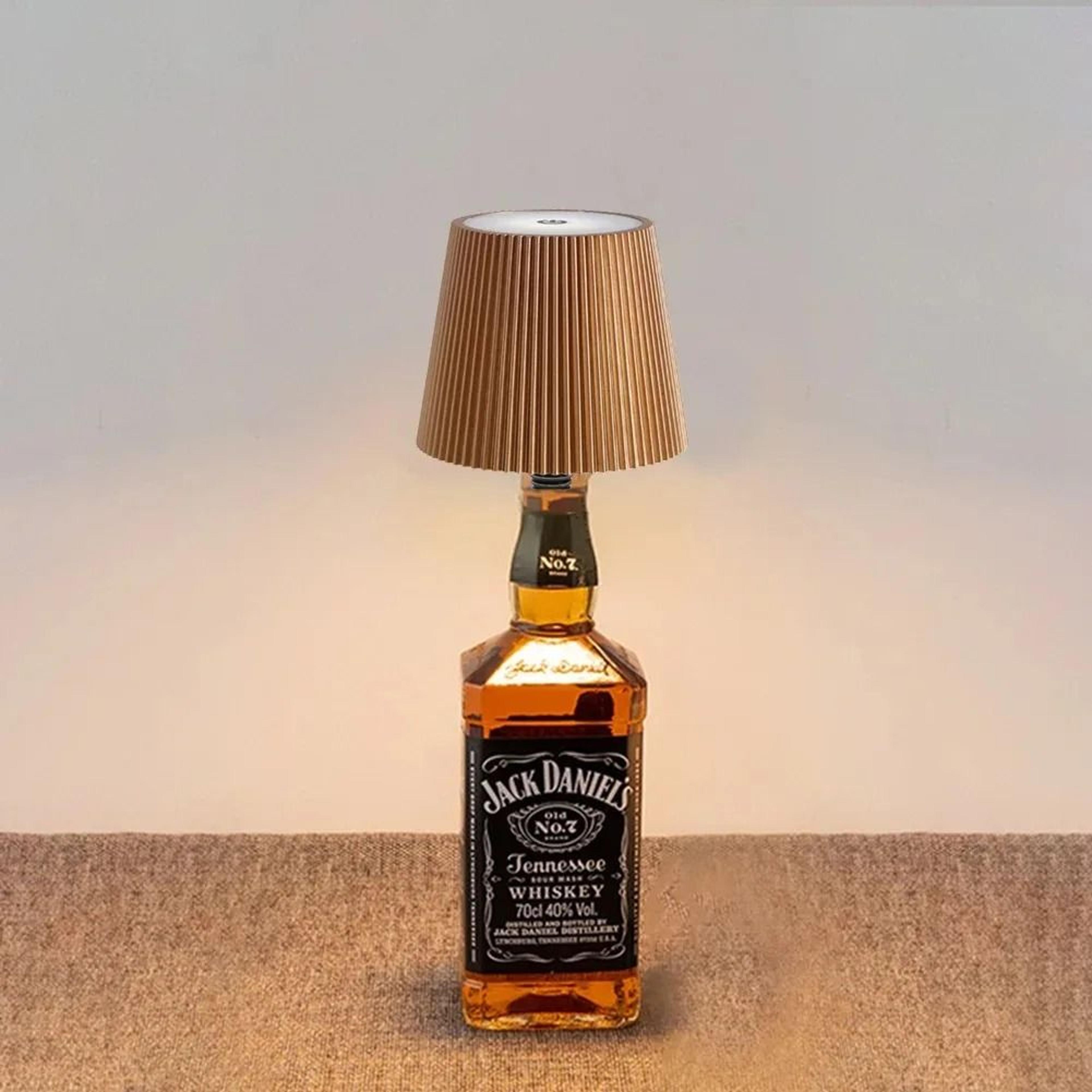 Wireless Bottle Table Lamp Touch Control 3 Colors Stepless Dimming Night Light For Wine Bottles 4