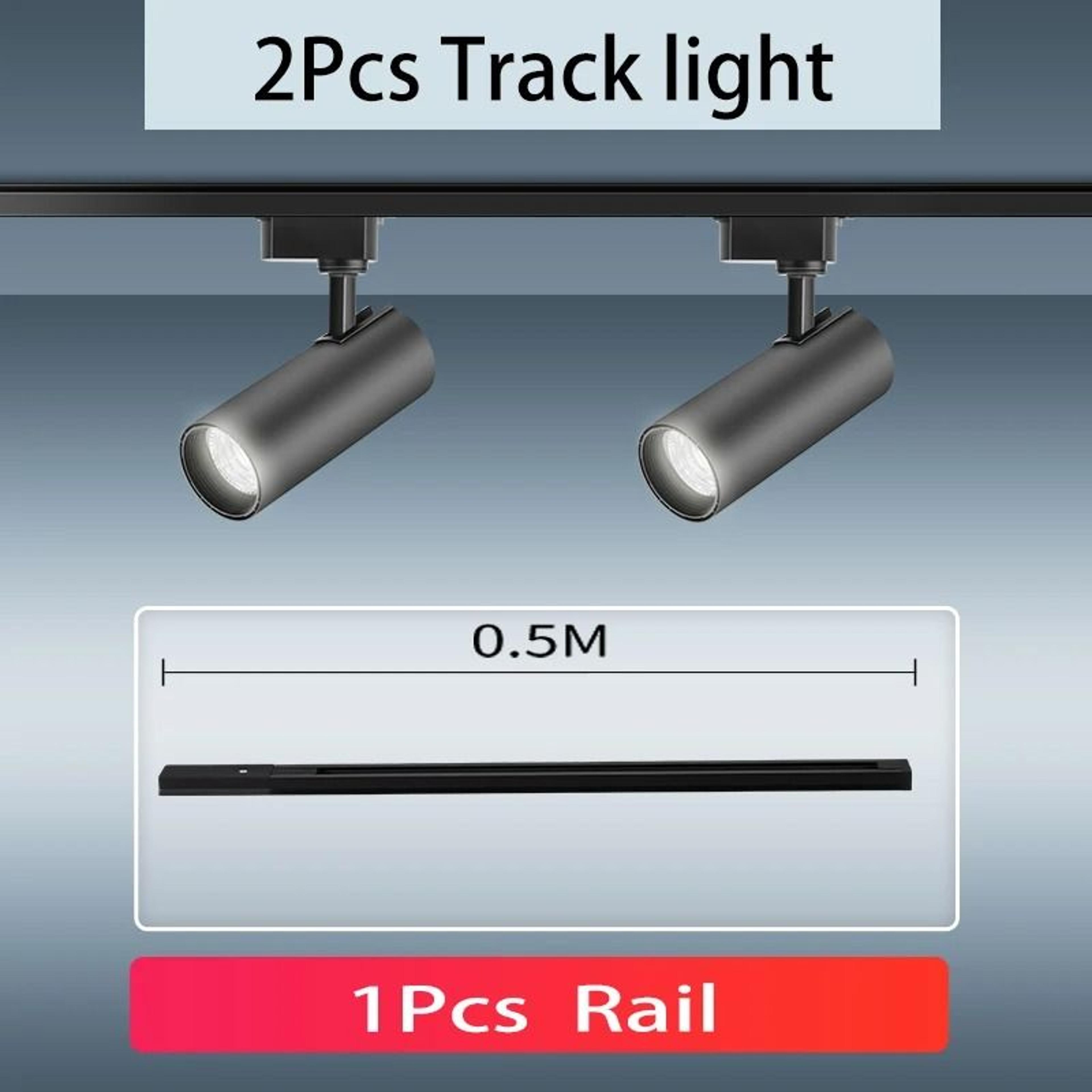 LED Track Light Set Spotlight Track Lamp 220V Shop Rail 30W Spot Lights Clothing Store Luminaire 11