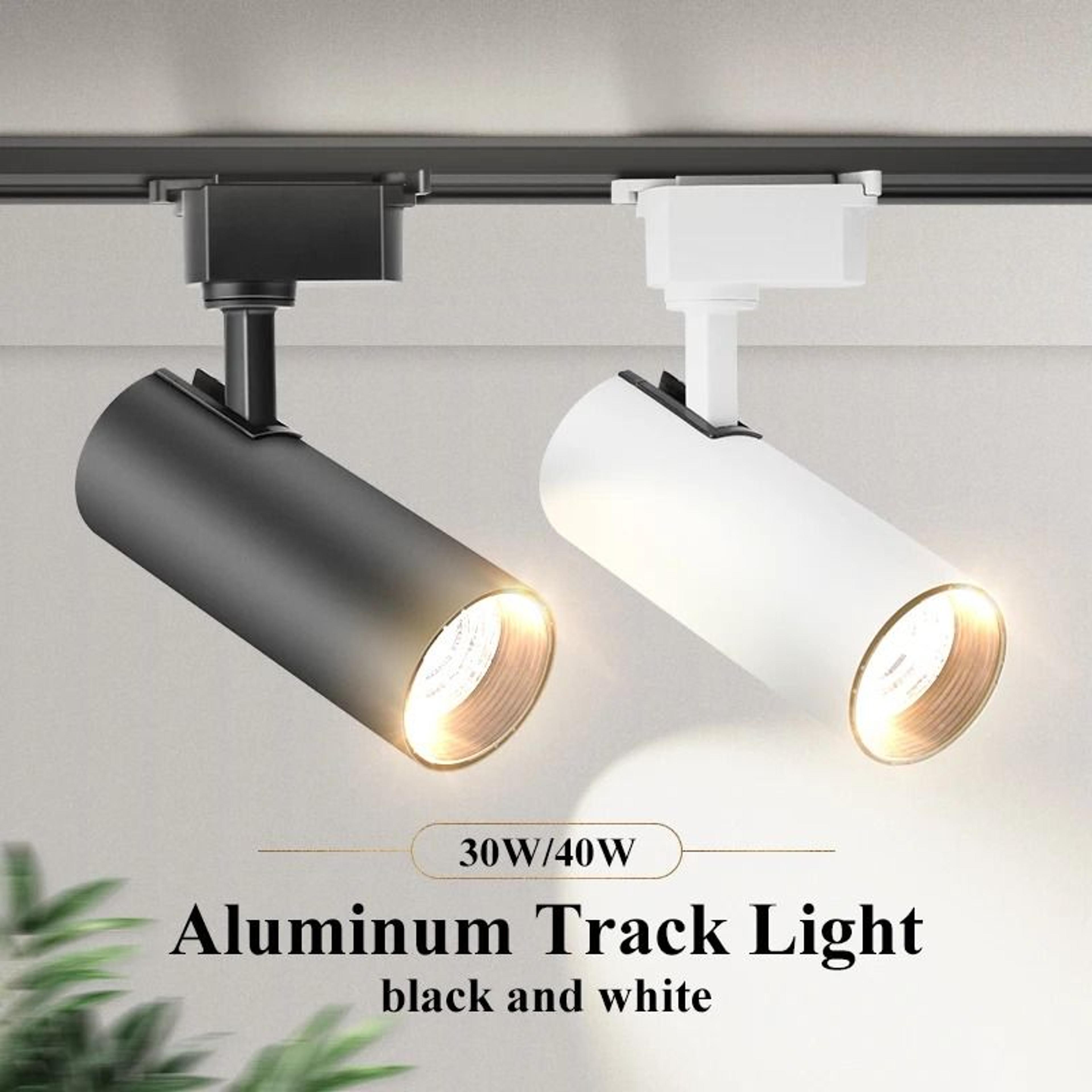 led track light full set spotlight track lamp 220v shop lighting rail 30w clothing store