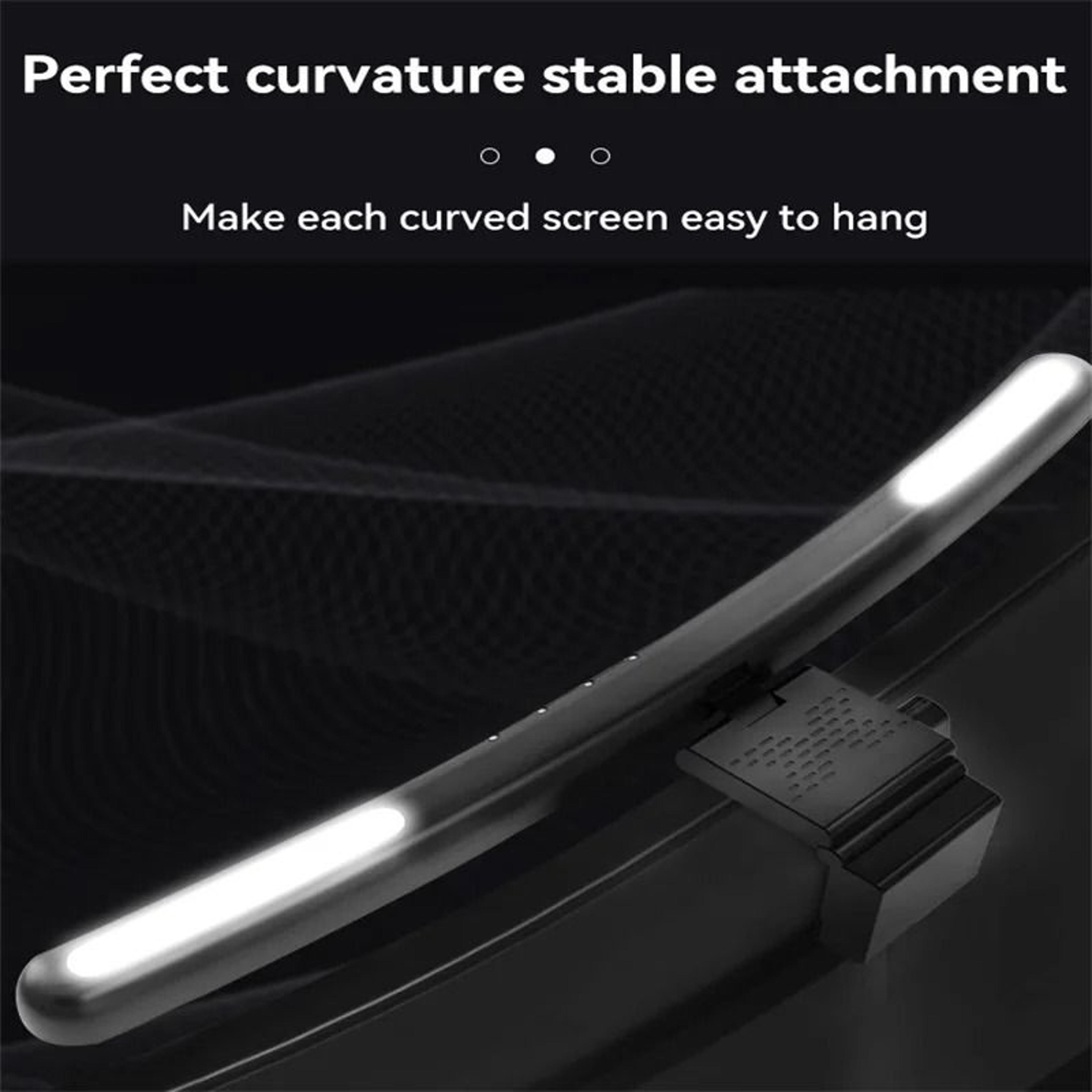 Curved RGB LED Monitor Light Bar Computer Screen Lamp Touch Dimmable USB PC Desk Reading Office 3