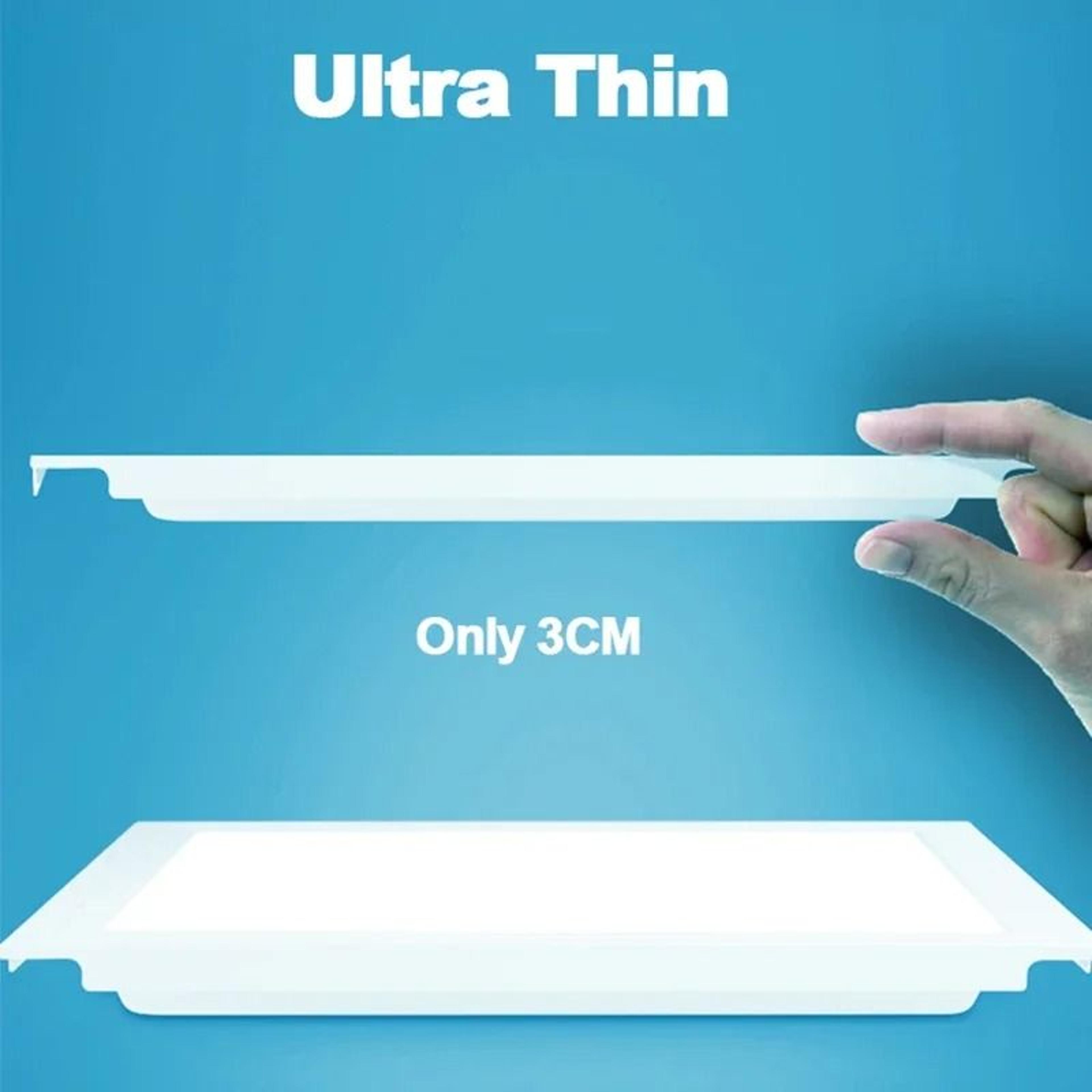 Ultra Thin 20W Square Ceiling LED Flat Panel Lamp 118x118 Inch Surface Mount 220V 1