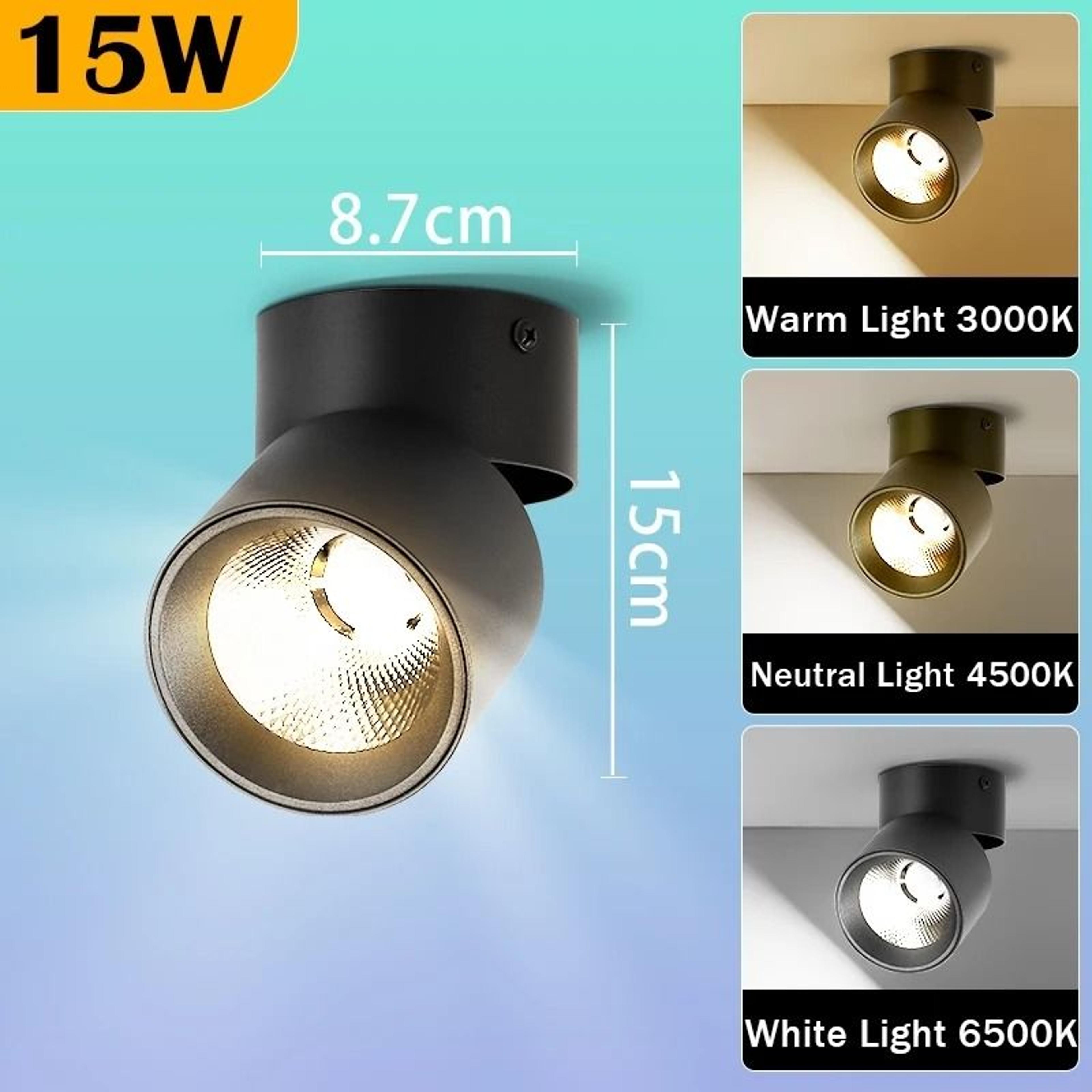 Modern LED Ceiling Downlight IP44 Waterproof Spotlight Kitchen Bathroom Entrance Lamp 5