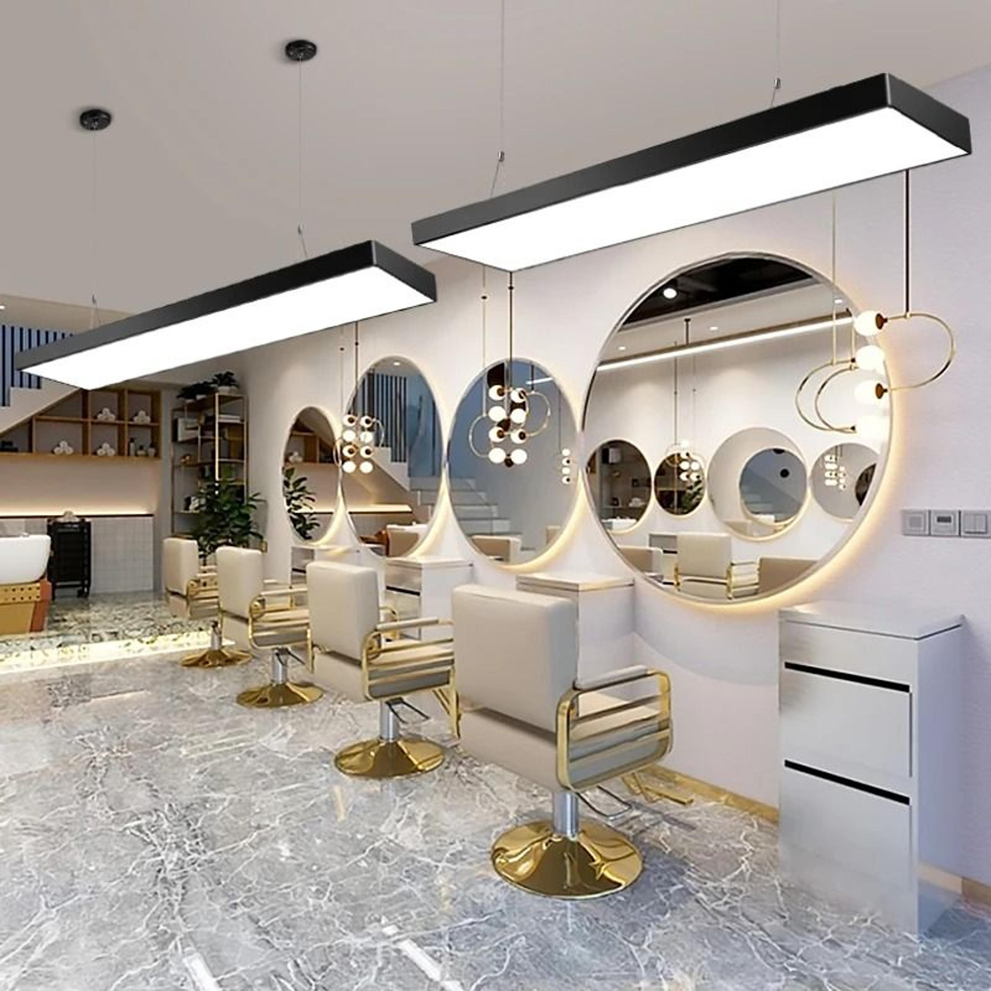 Linear LED Pendant Bar Chandelier 472 Inch 185 To 265V Hanging Ceiling Light Dining Room Office 3