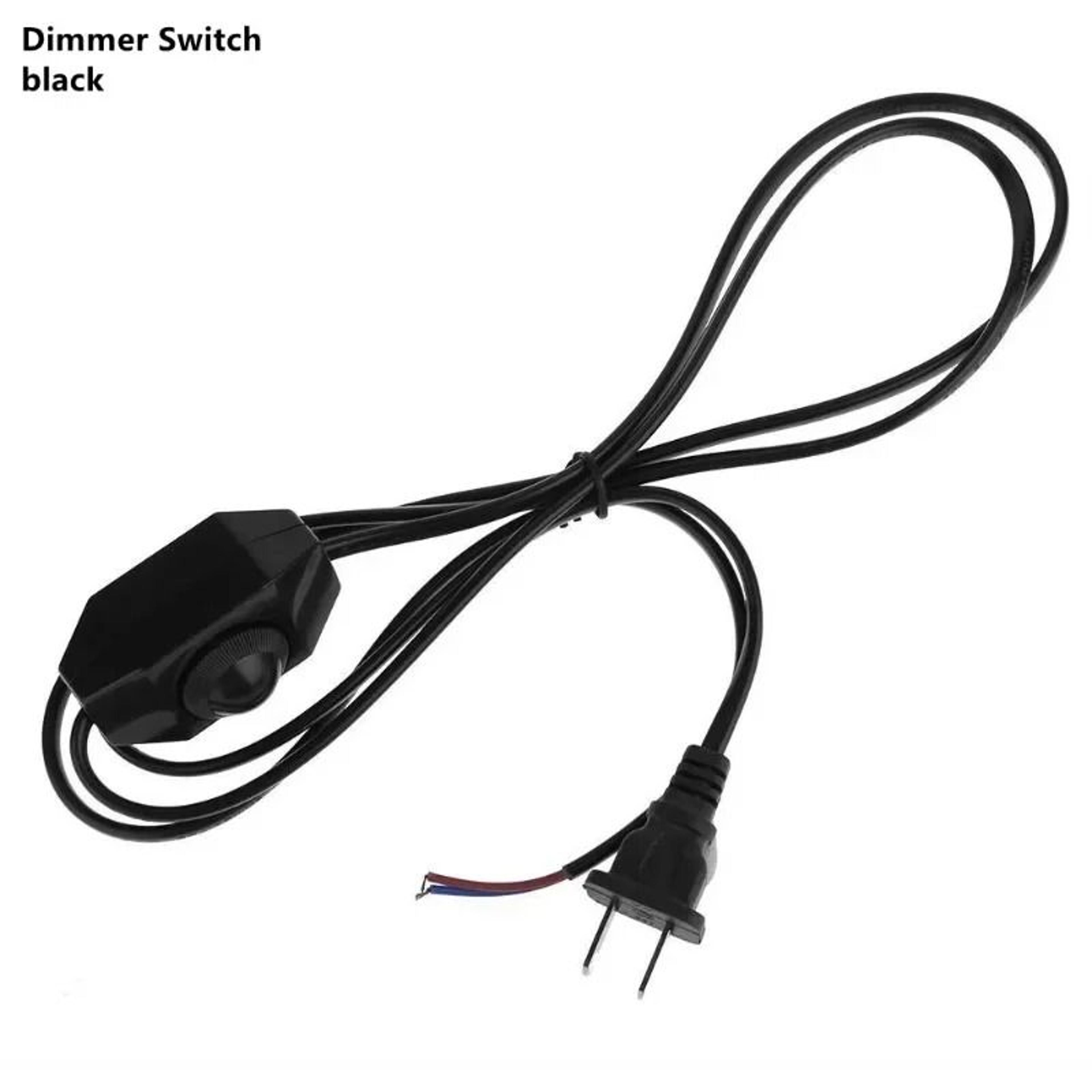 extended lamp power cord line cable with inline switch 5.9 foot length floor table light wire