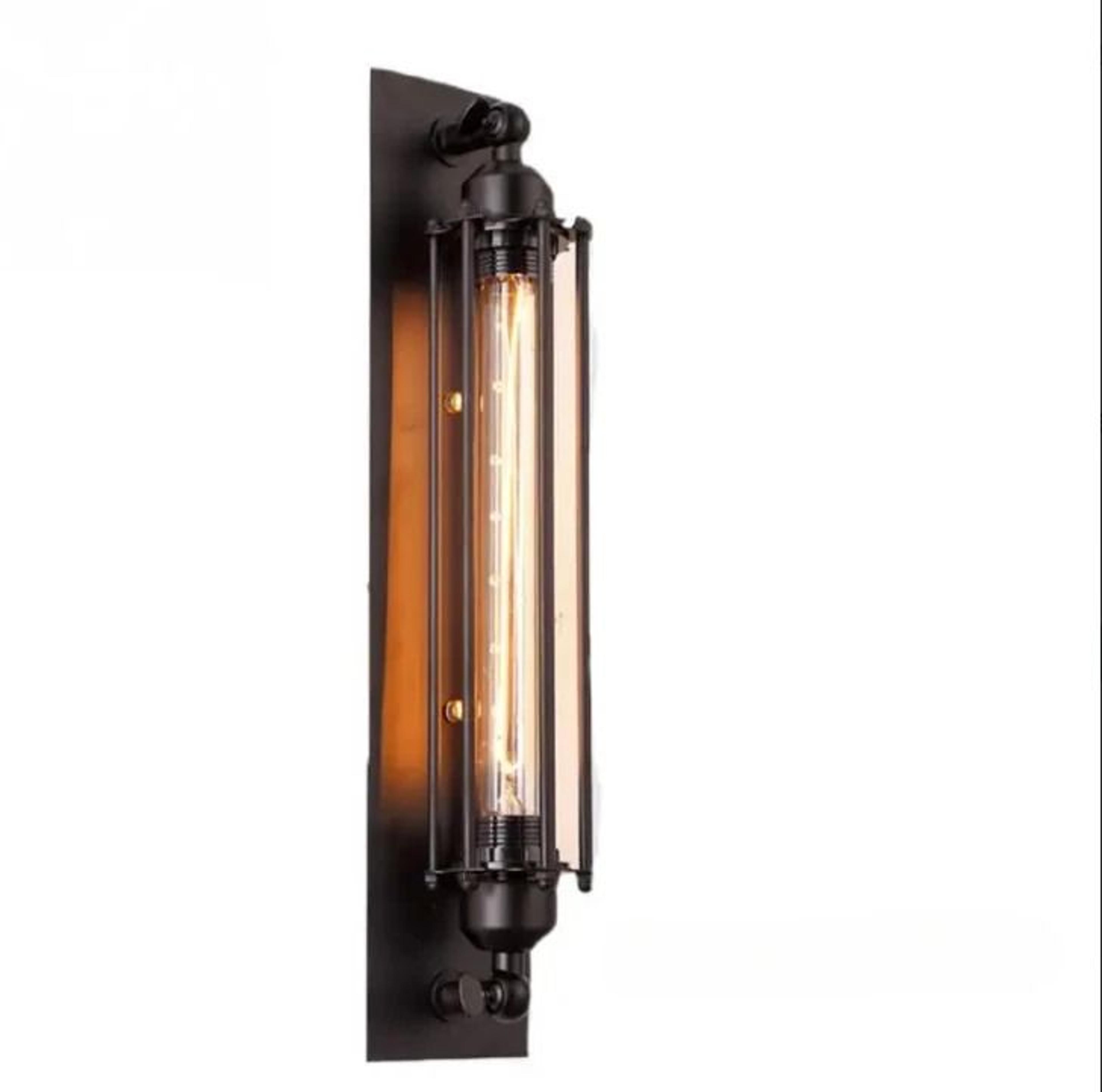 Antique Flute Wall Lamp Wrought Iron Industrial Retro Corridor Bedside Sconce Fixture 6