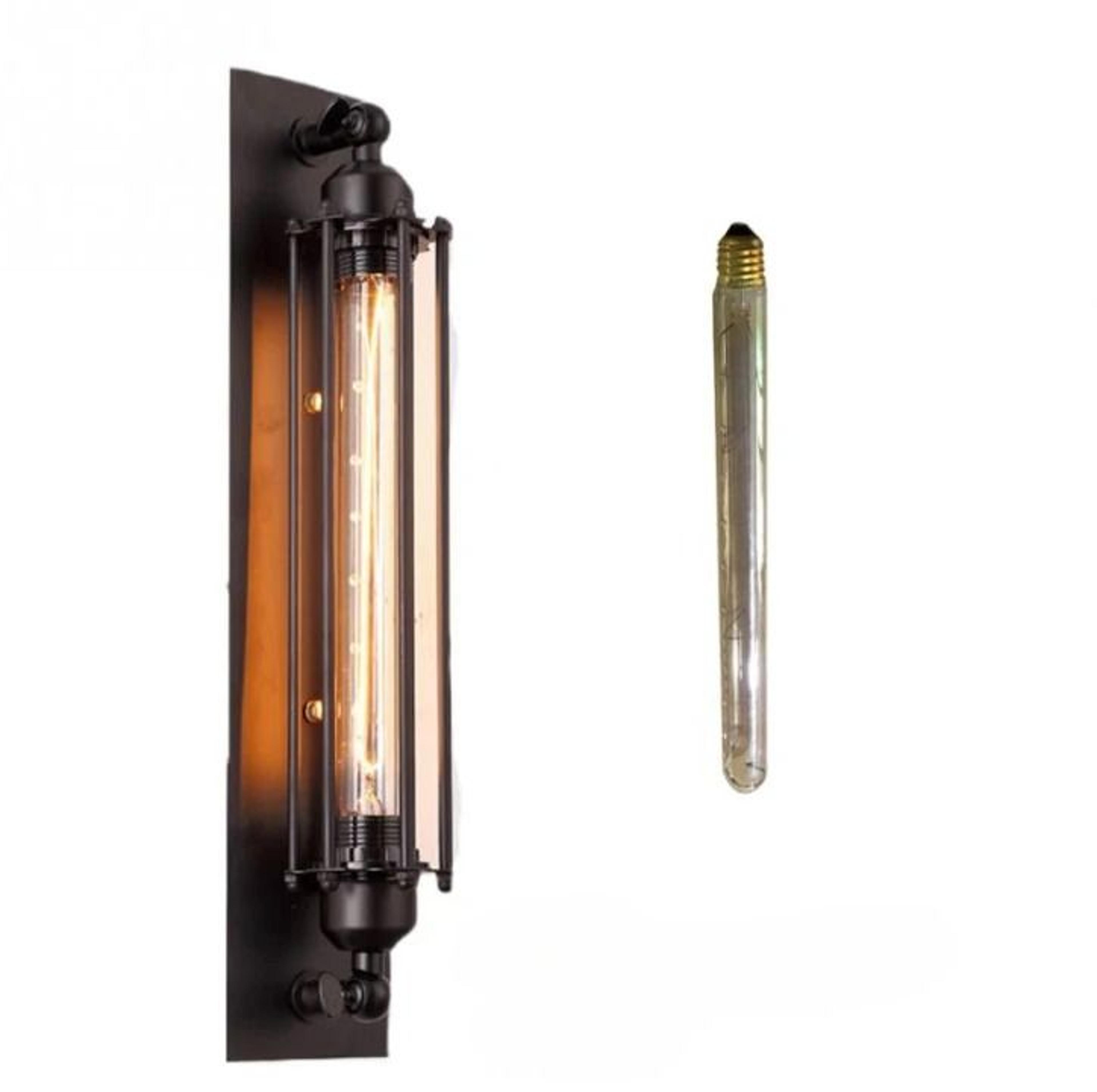 Antique Flute Wall Lamp Wrought Iron Industrial Retro Corridor Bedside Sconce Fixture 7