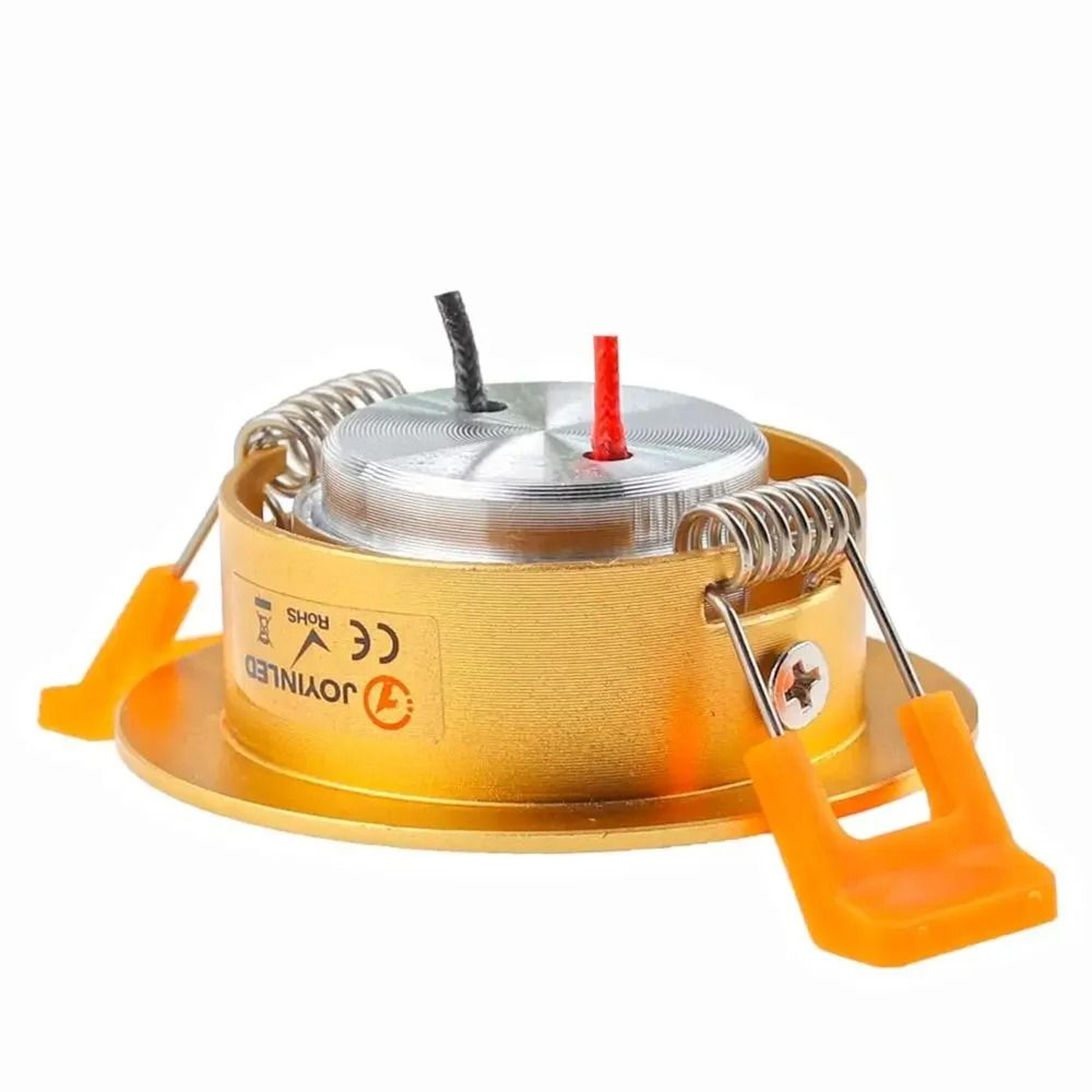 Aluminum Round Recessed LED Ceiling Downlight 3W Dimmable Spotlight 2 Inch Cutout AC 90 To 260V DC  2