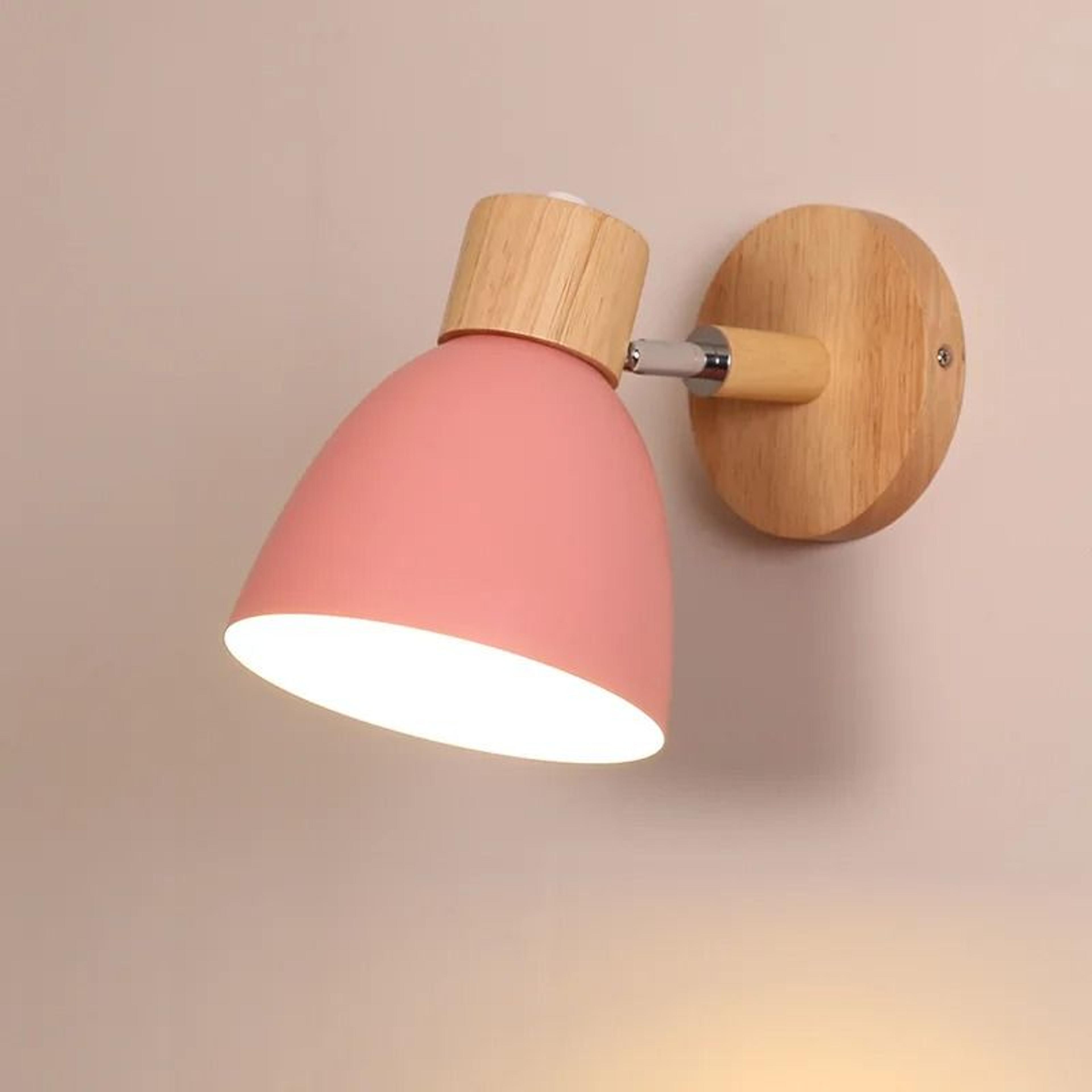 Minimalist Macaron Nordic Wall Sconce Adjustable Swivel Head Bedside Reading Light Fixture 9