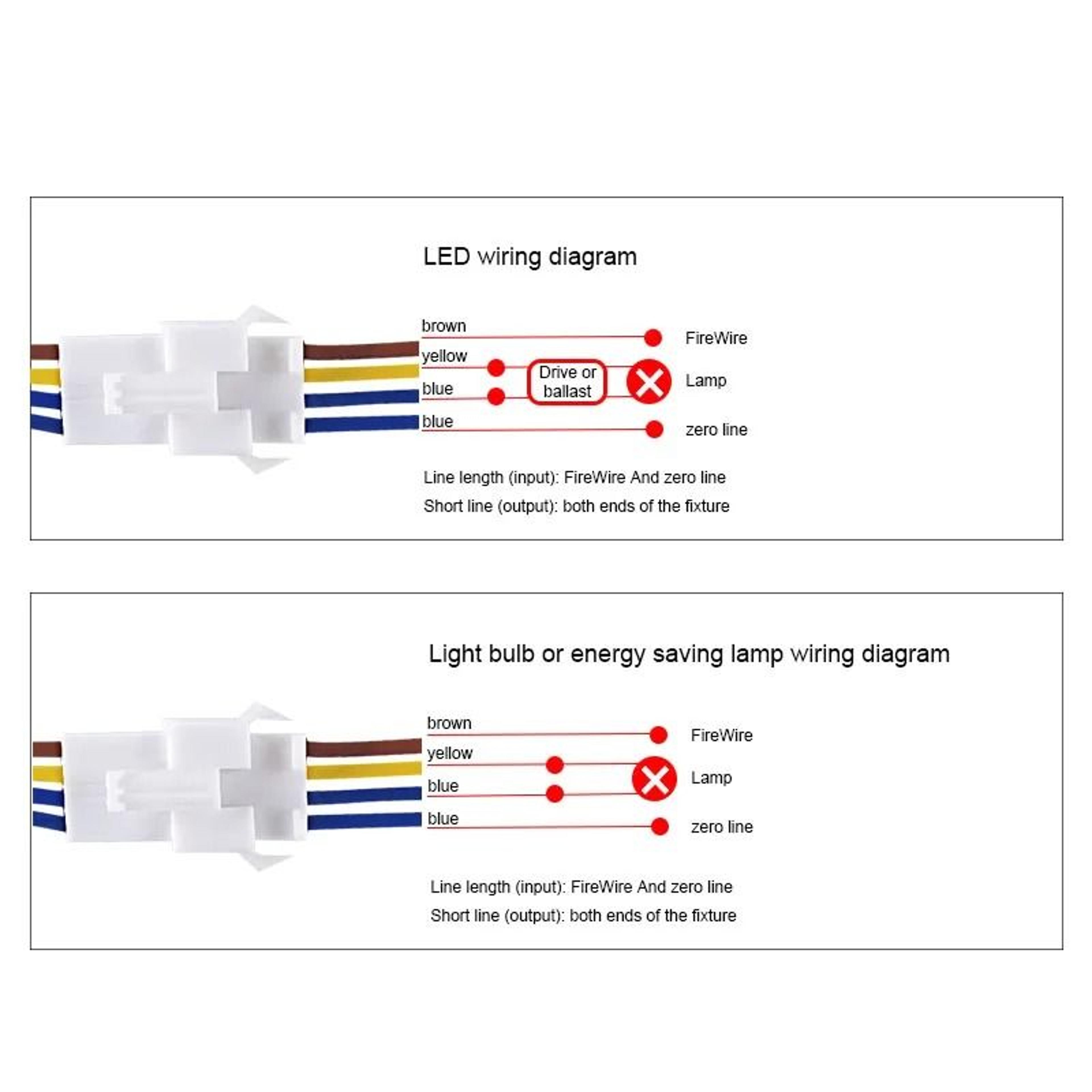 PIR Infrared Motion Sensor Switch 110V 220V Automatic Human Body Detector Ceiling Lamp Controller 4