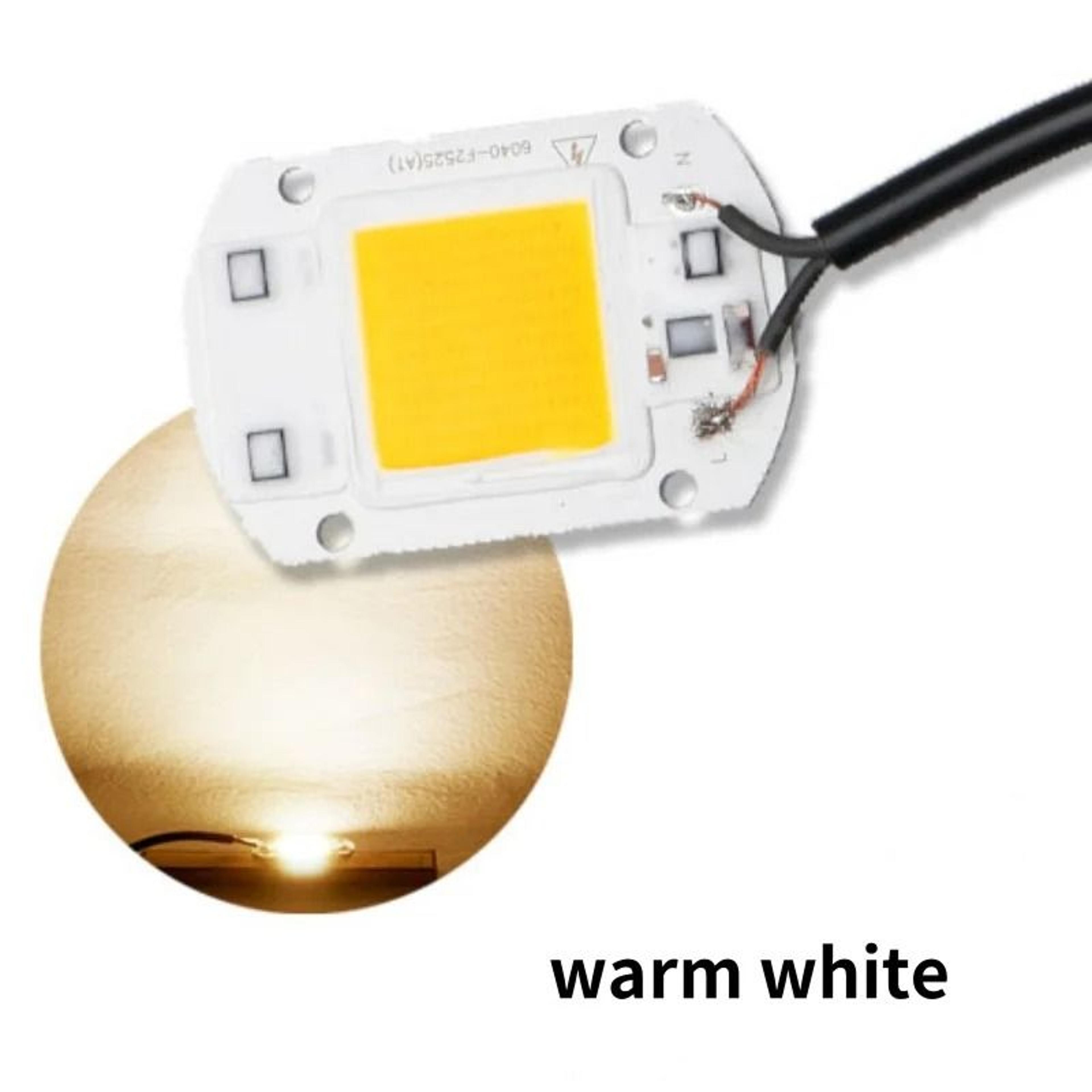 5 Piece Smart IC COB LED Chip 20W 30W 50W AC 110V 220V Driverless Floodlight Spotlight Diode Bead M 1
