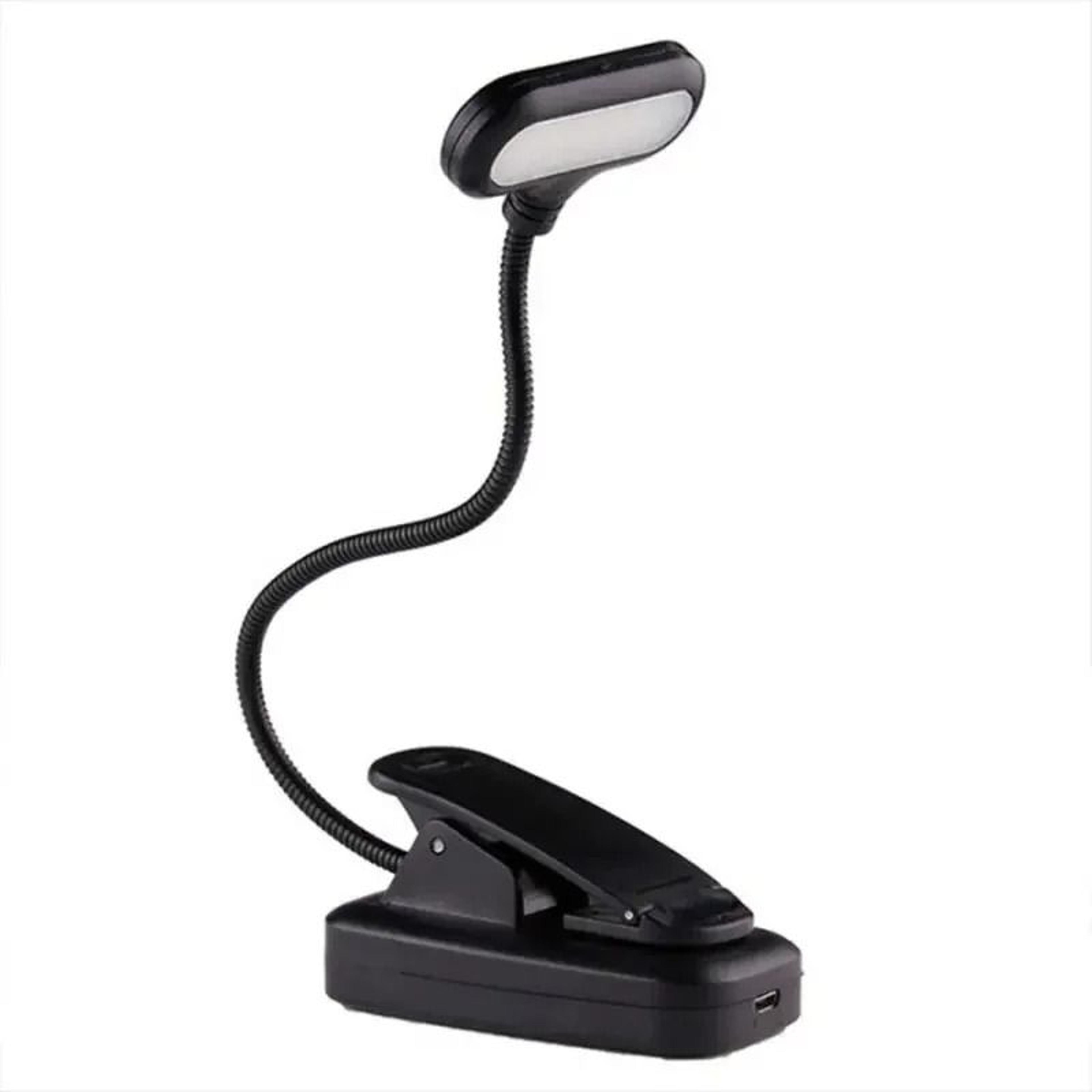 Mini Portable Clip On LED Book Light Flexible Gooseneck Reading Lamp 7