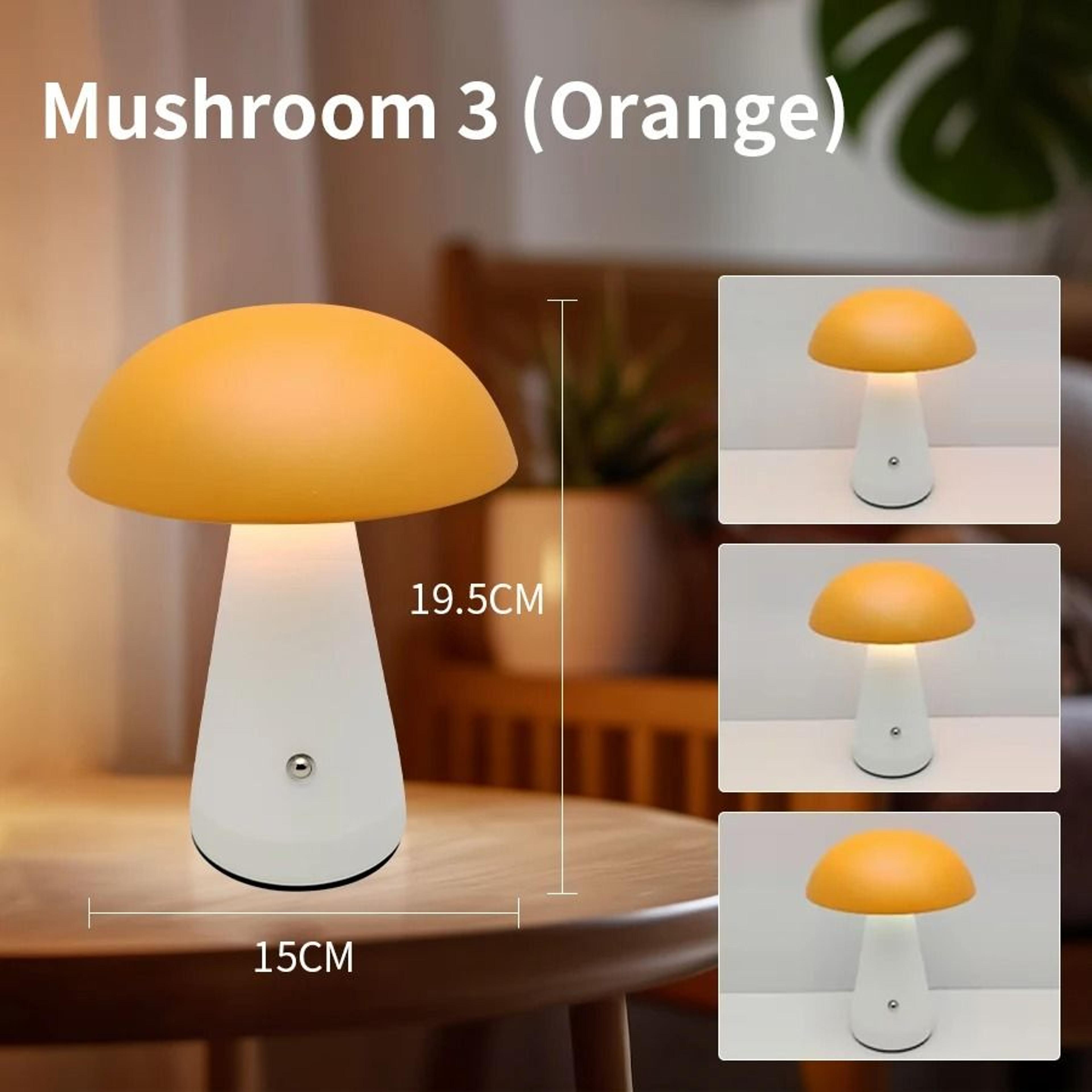 Minimalist Mushroom LED Desk Lamp Touch Dimming Bedside Night Light Decorative Table Luminaire 9