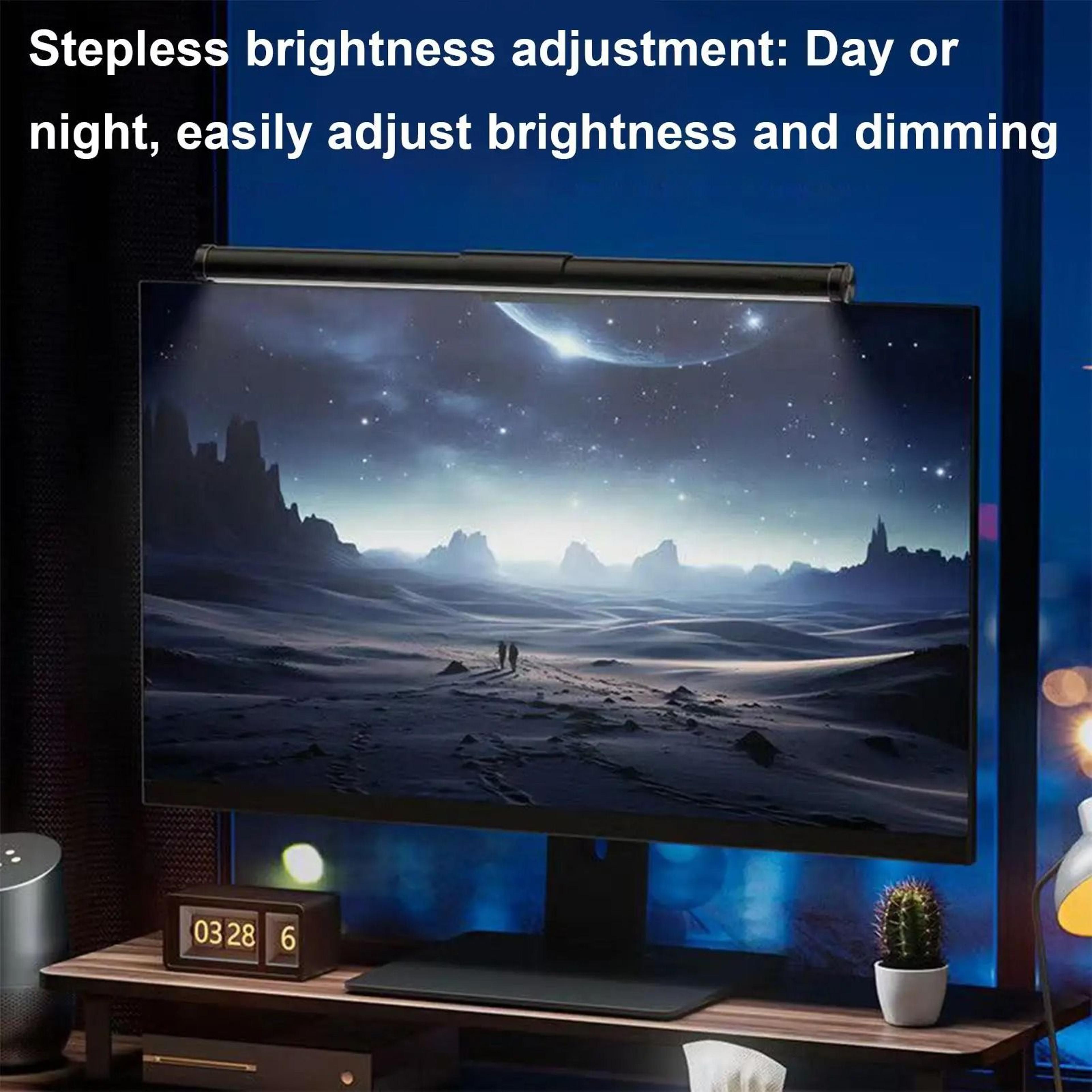 Computer Monitor Lamp 3 Color Adjustable Screen Light Bar Anti Glare Desktop Task Luminaire 1