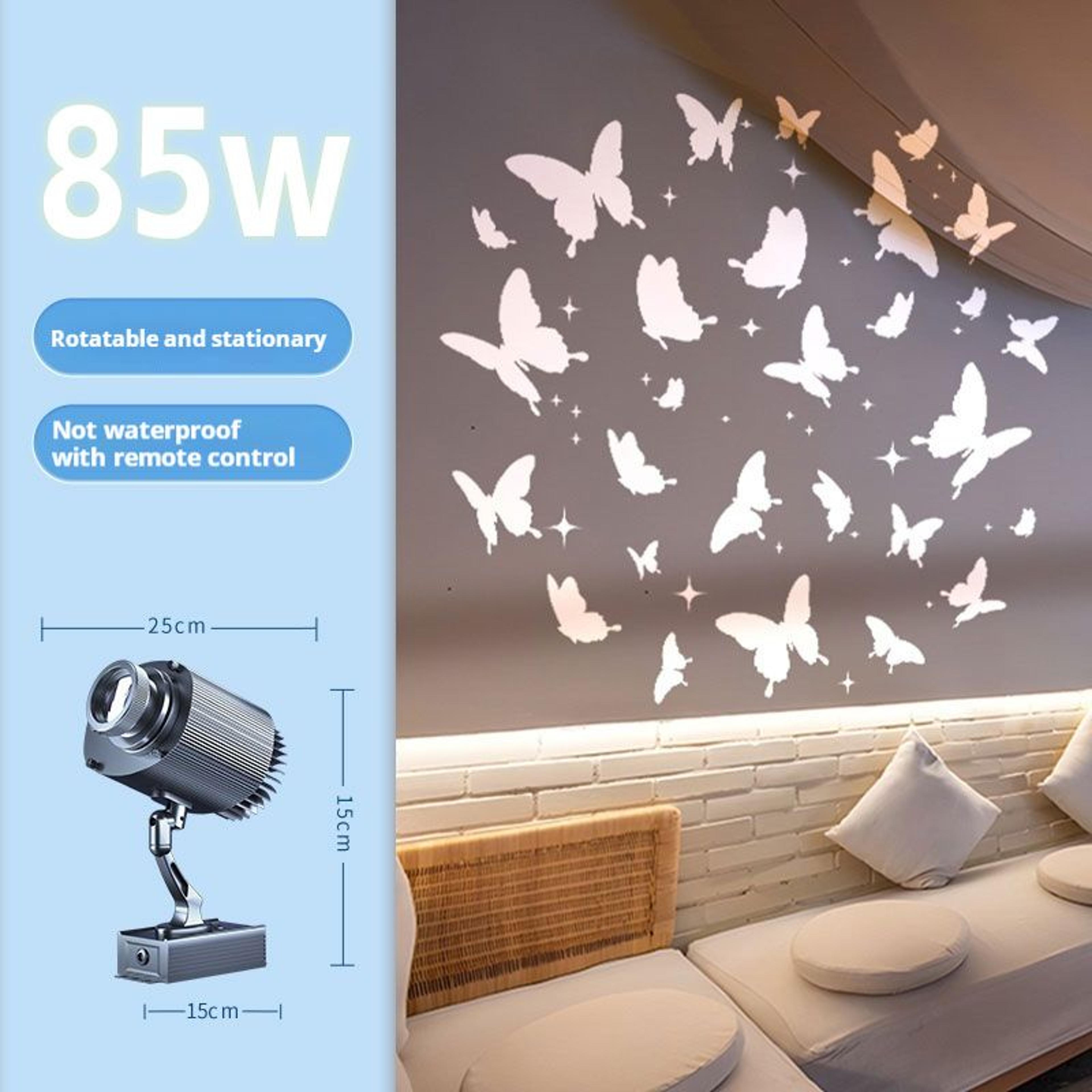 Dream Butterfly Animation Projector Lamp Decorative Pattern Spotlight Creative Effect Luminaire 8