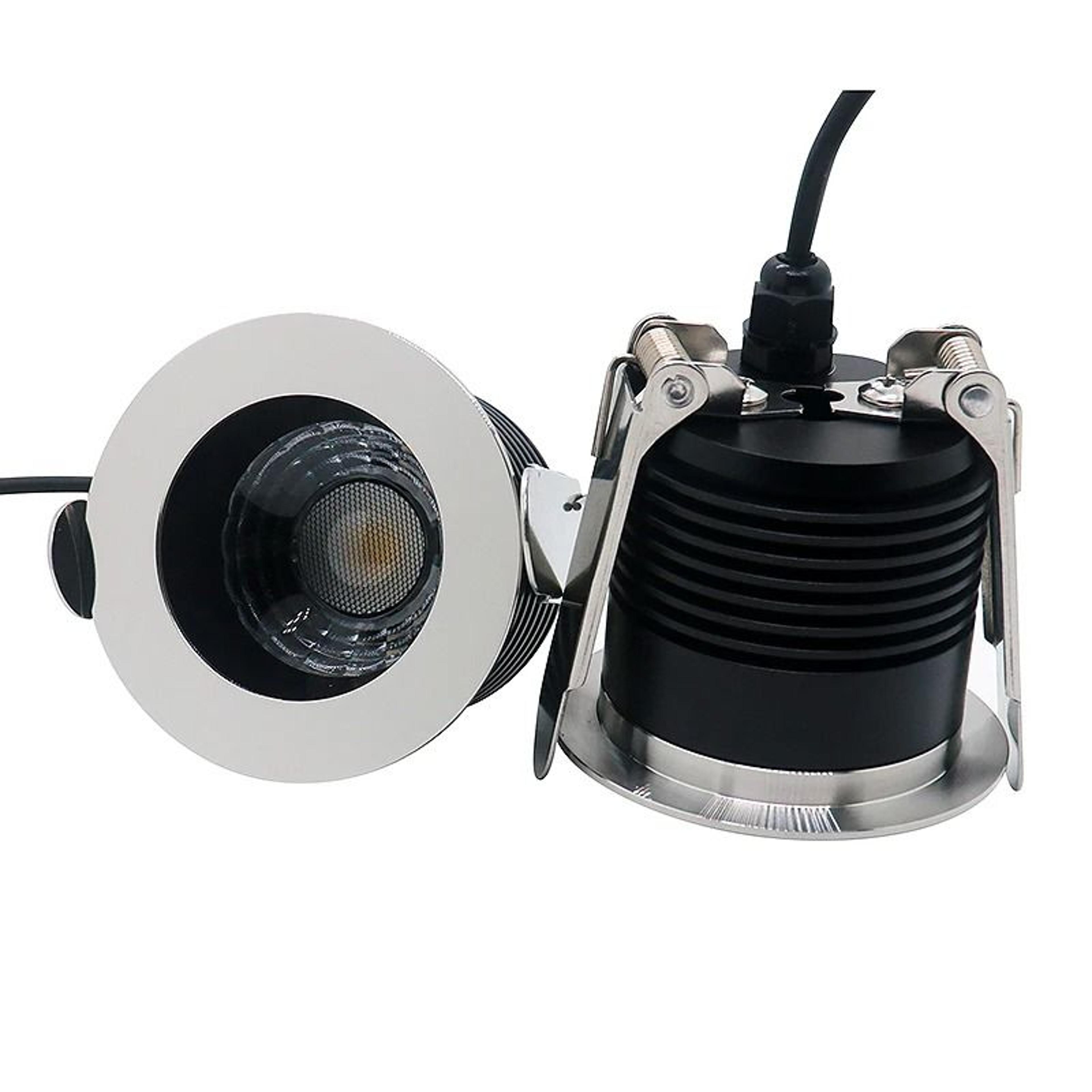 high brightness 9w waterproof led downlight ss316 stainless steel rim marine caravan ceiling spotlight