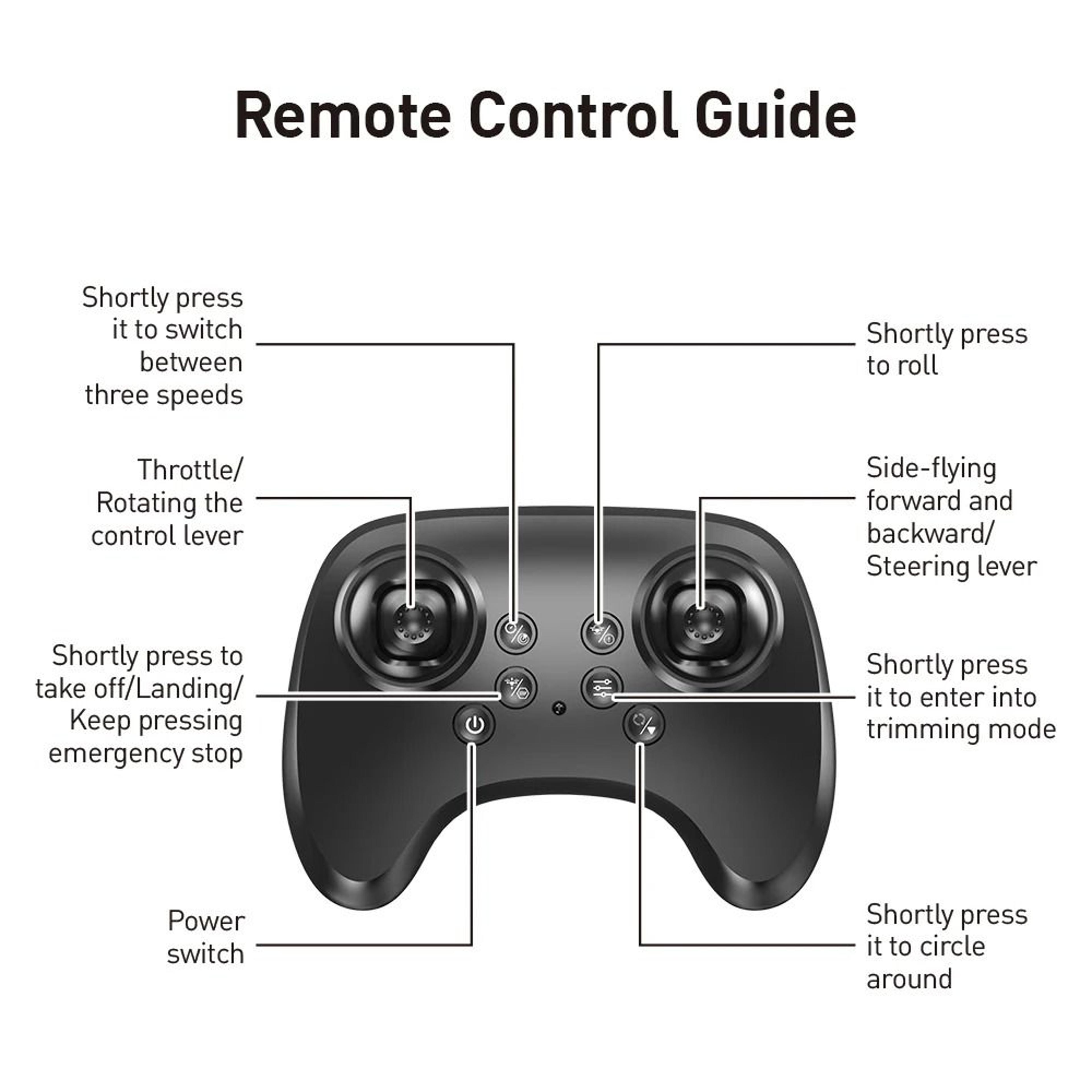Remote Control Stunt Fighter Aircraft Intelligent Altitude Hold LED Foam Toy Plane 5