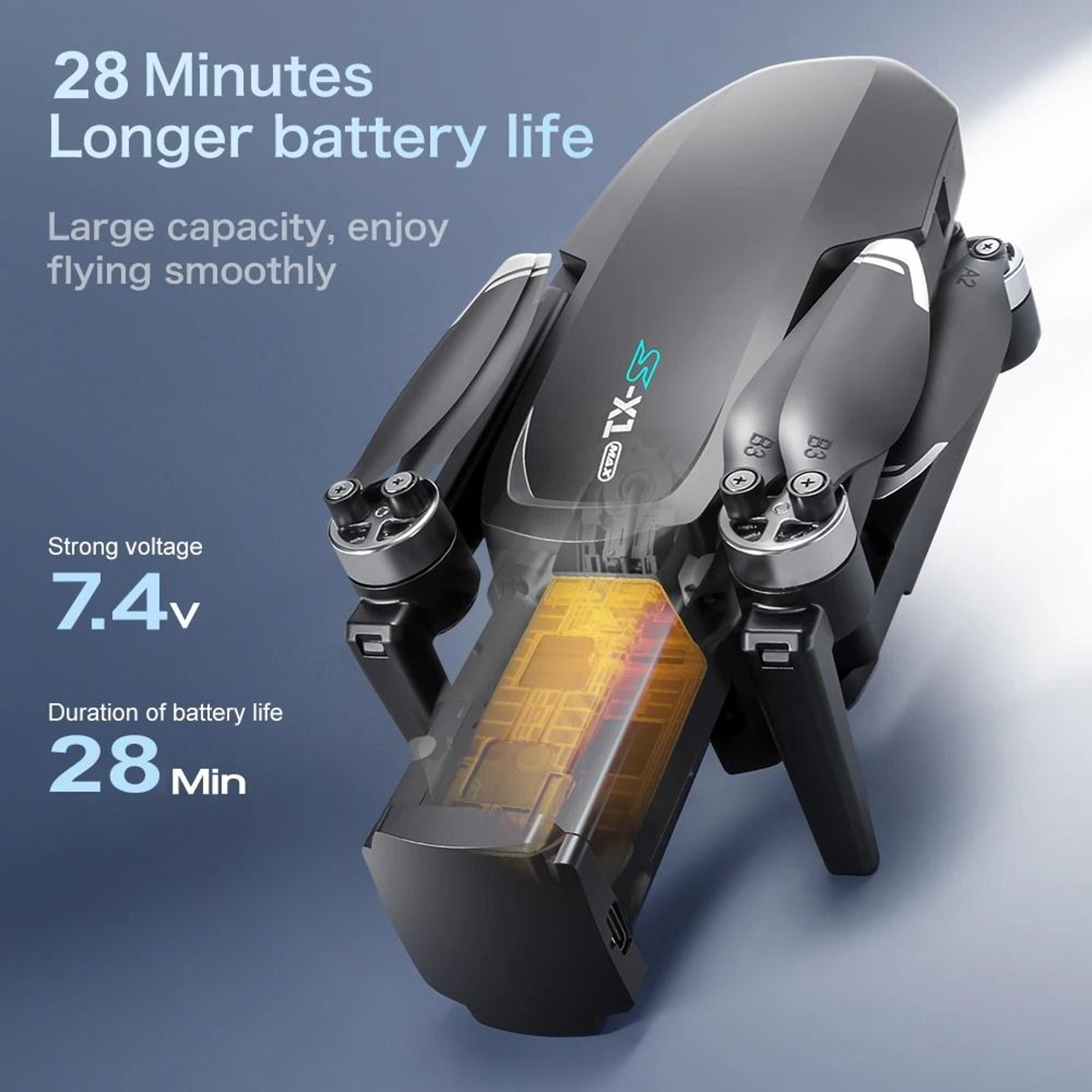 Brushless GPS Drone 4K Camera 3 Axis Gimbal Large Screen Remote Aerial Quadcopter 5