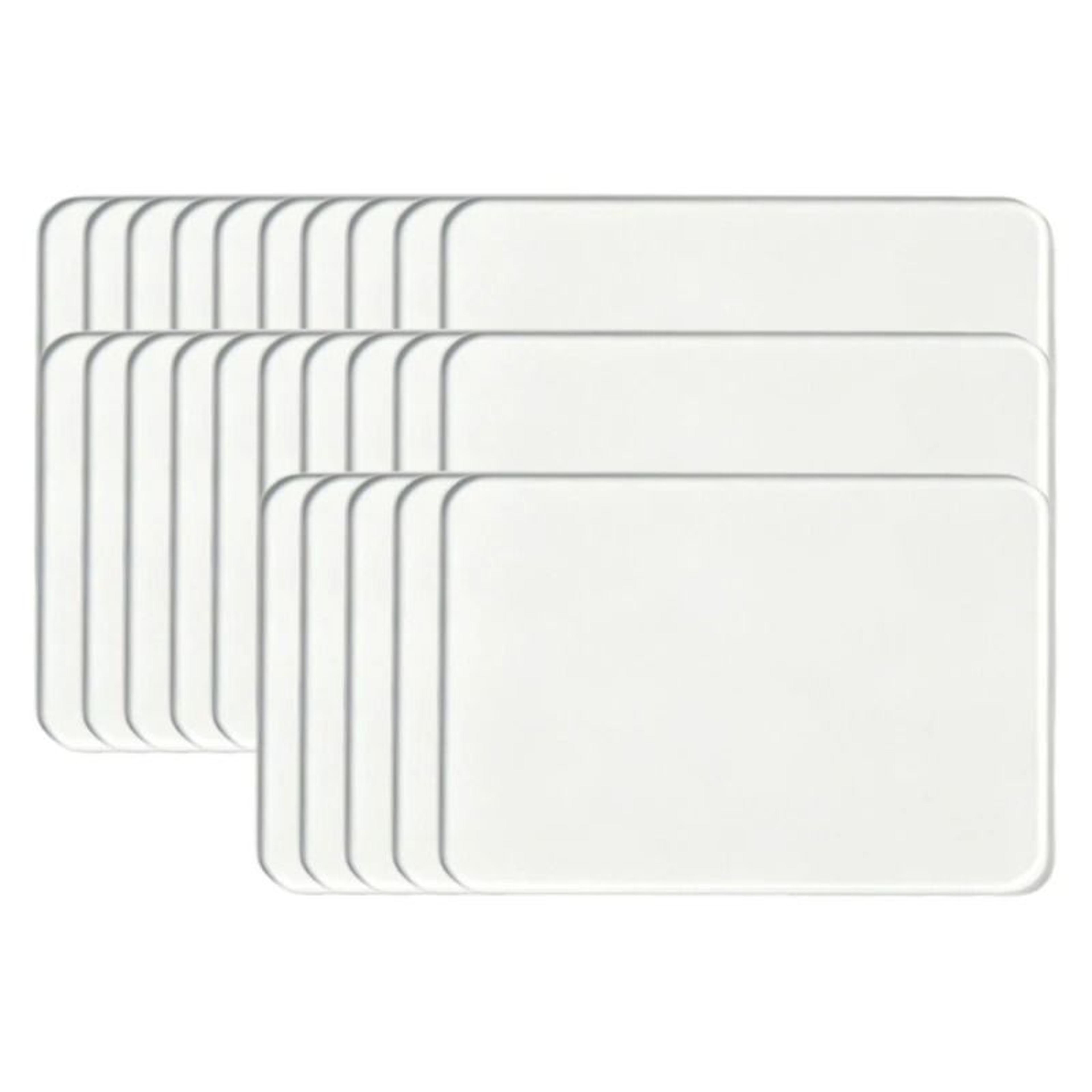 Clear Acrylic Rectangle DIY Refrigerator Magnet Blanks Custom Photo Frame Keepsake Set 8