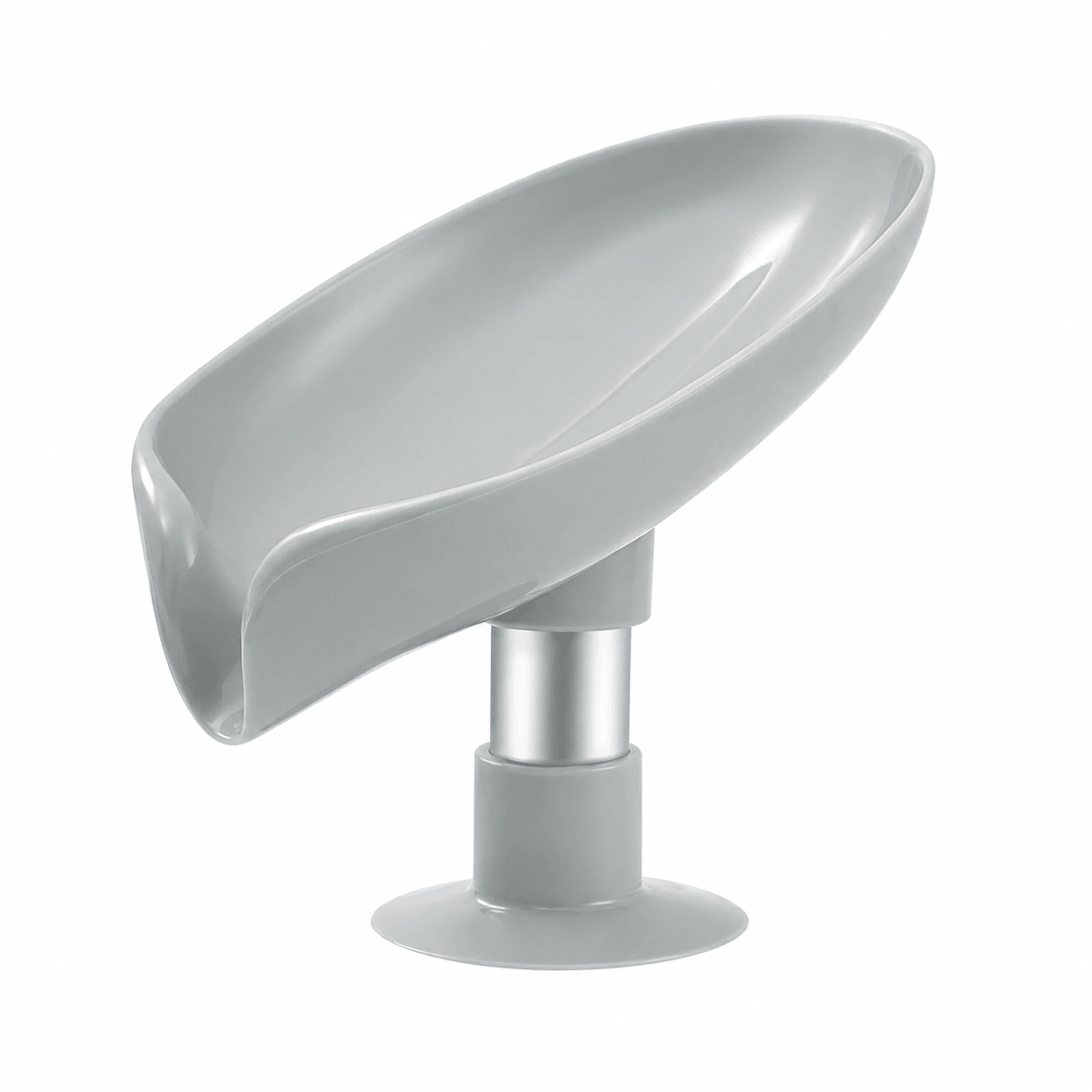 leaf self draining soap holder suction cup soap dish