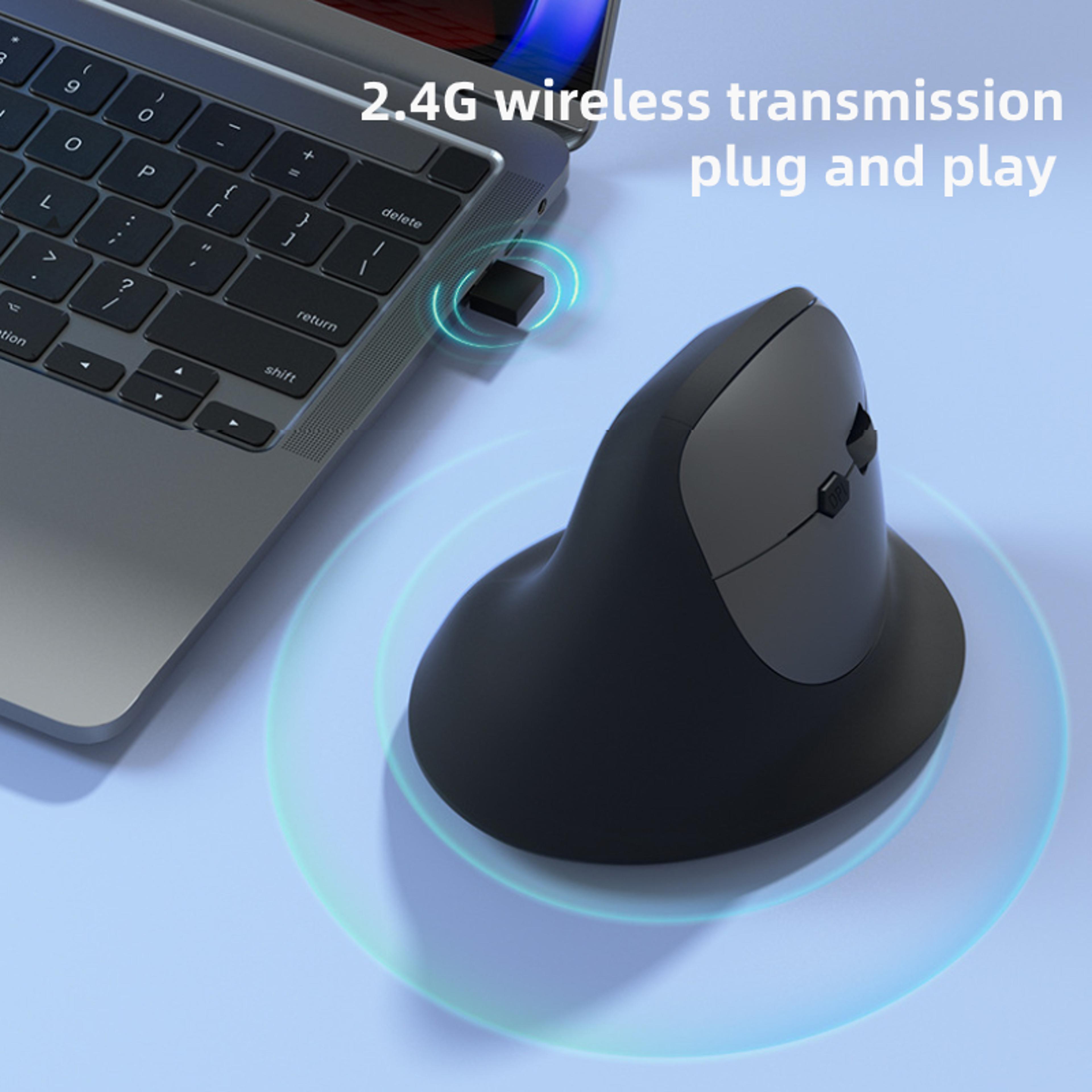 Ergonomic Vertical Wireless Mouse Bluetooth Adjustable DPI Comfort Mouse 4