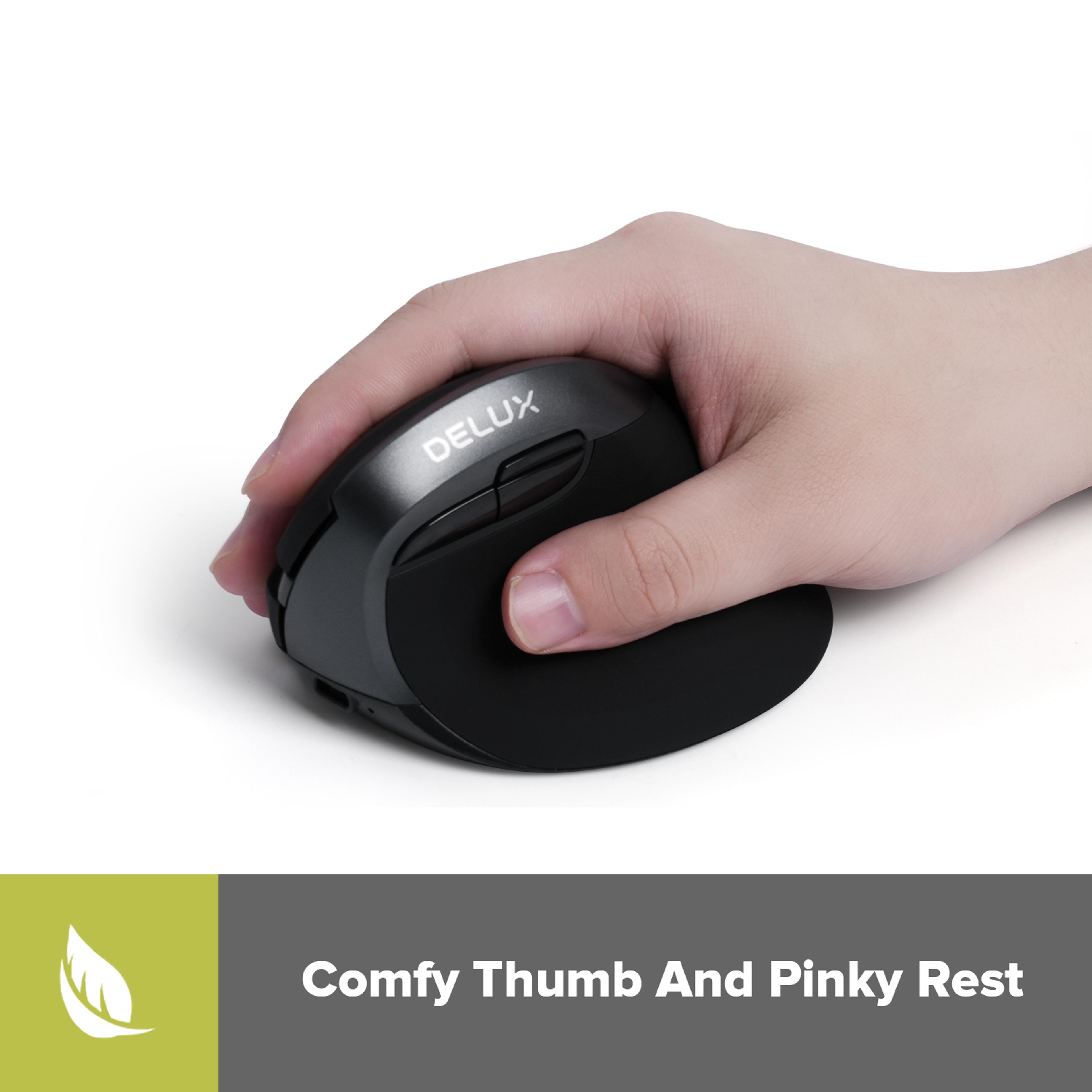 Mini Ergonomic Vertical Mouse Wireless Mouse Bluetooth 2