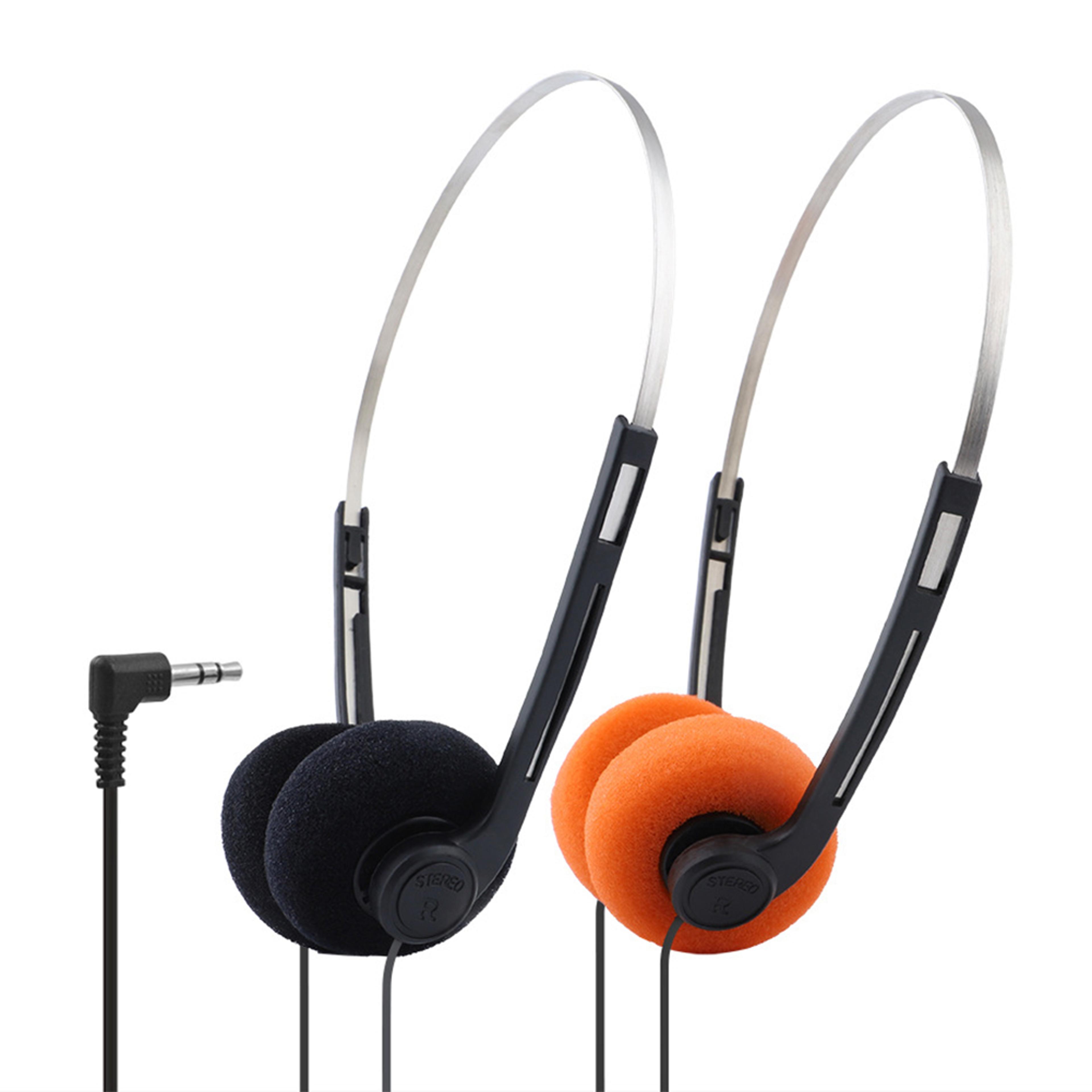wired headphones lightweight walkman style