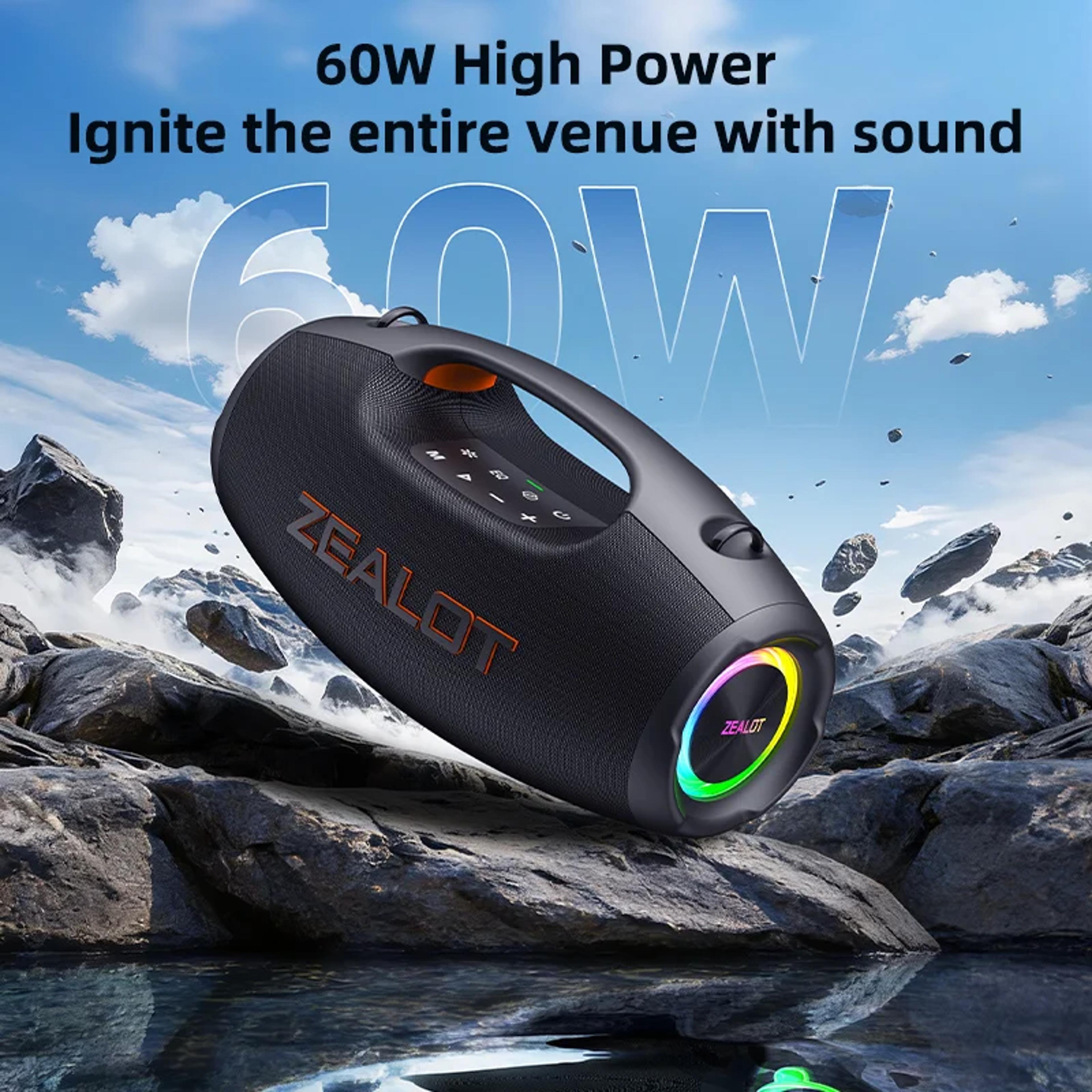 Bluetooth Speaker With Subwoofer Outdoor Party Speaker 1