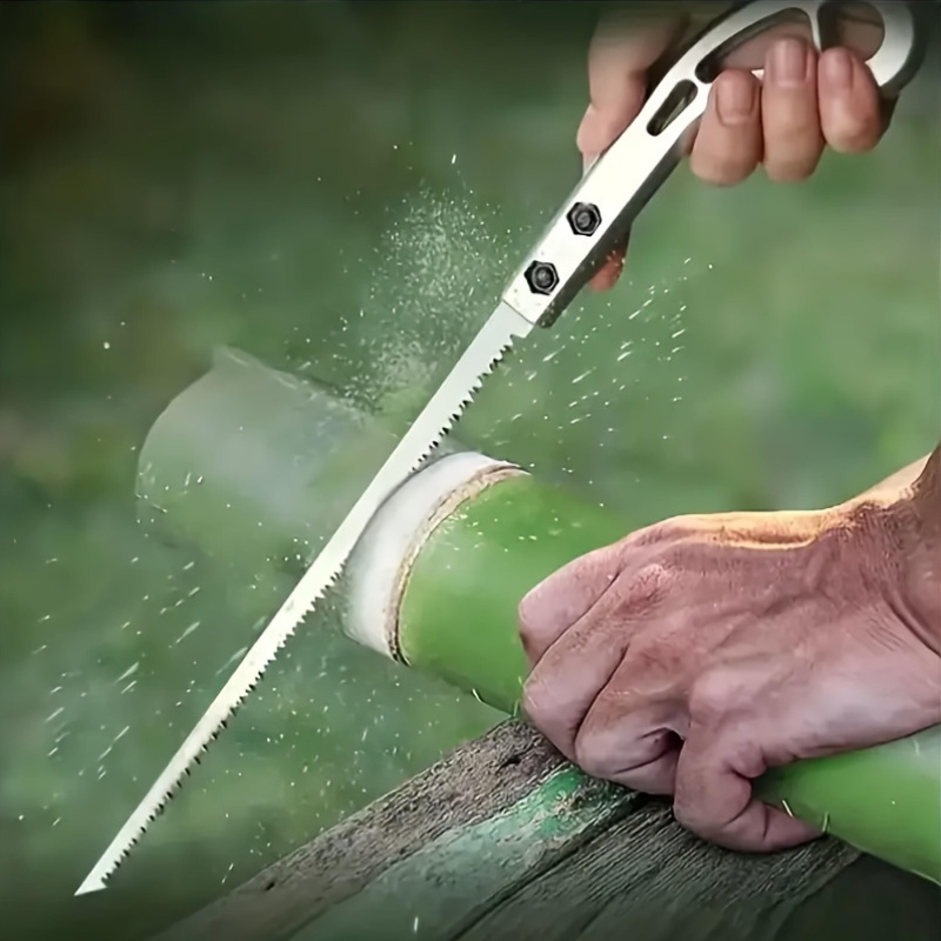 Steel Hand Saw With Wooden Handle For Woodworking Garden Cutting 4
