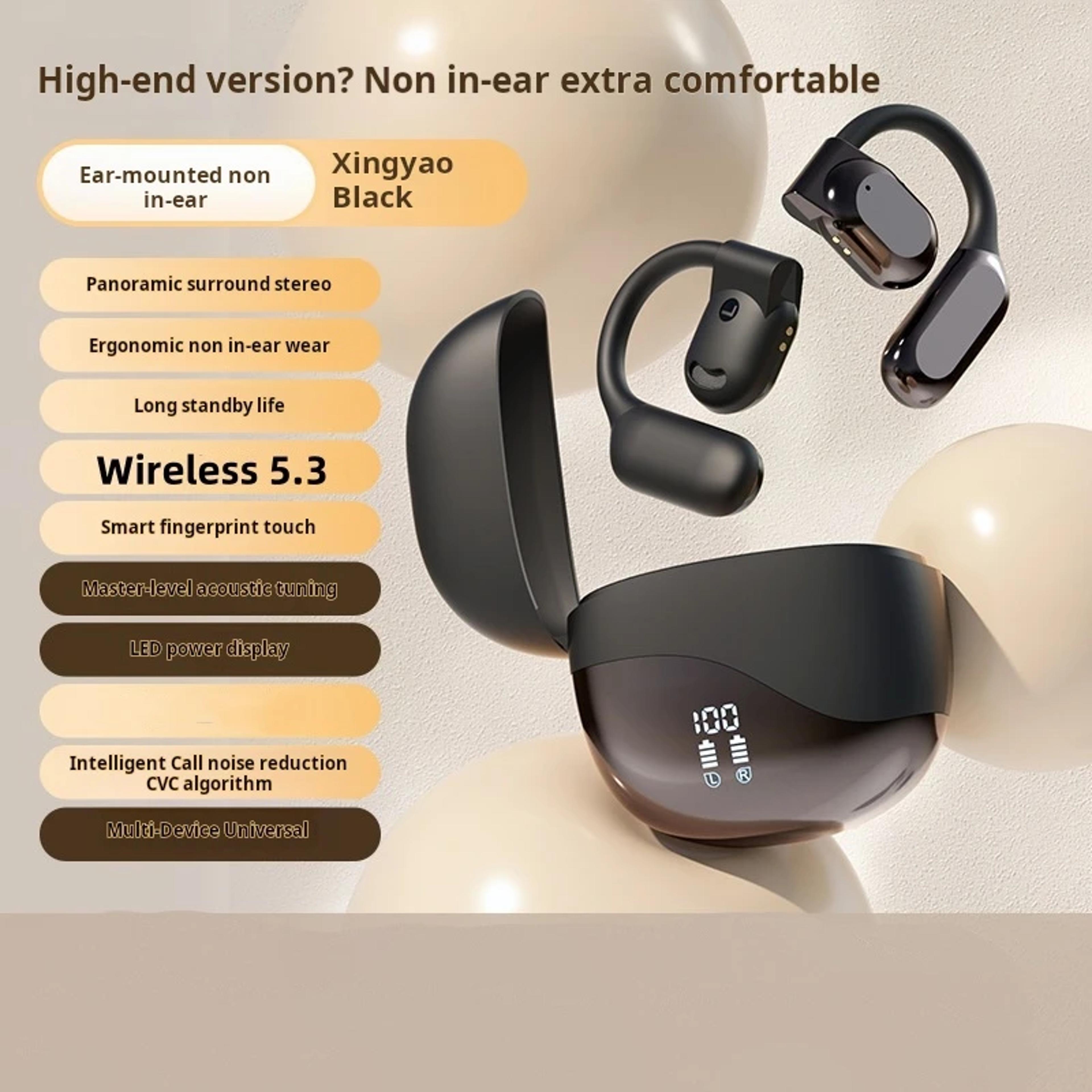 OpenFit OWS Open Ear Earbuds With Bluetooth Ear Hooks And LED Display 5