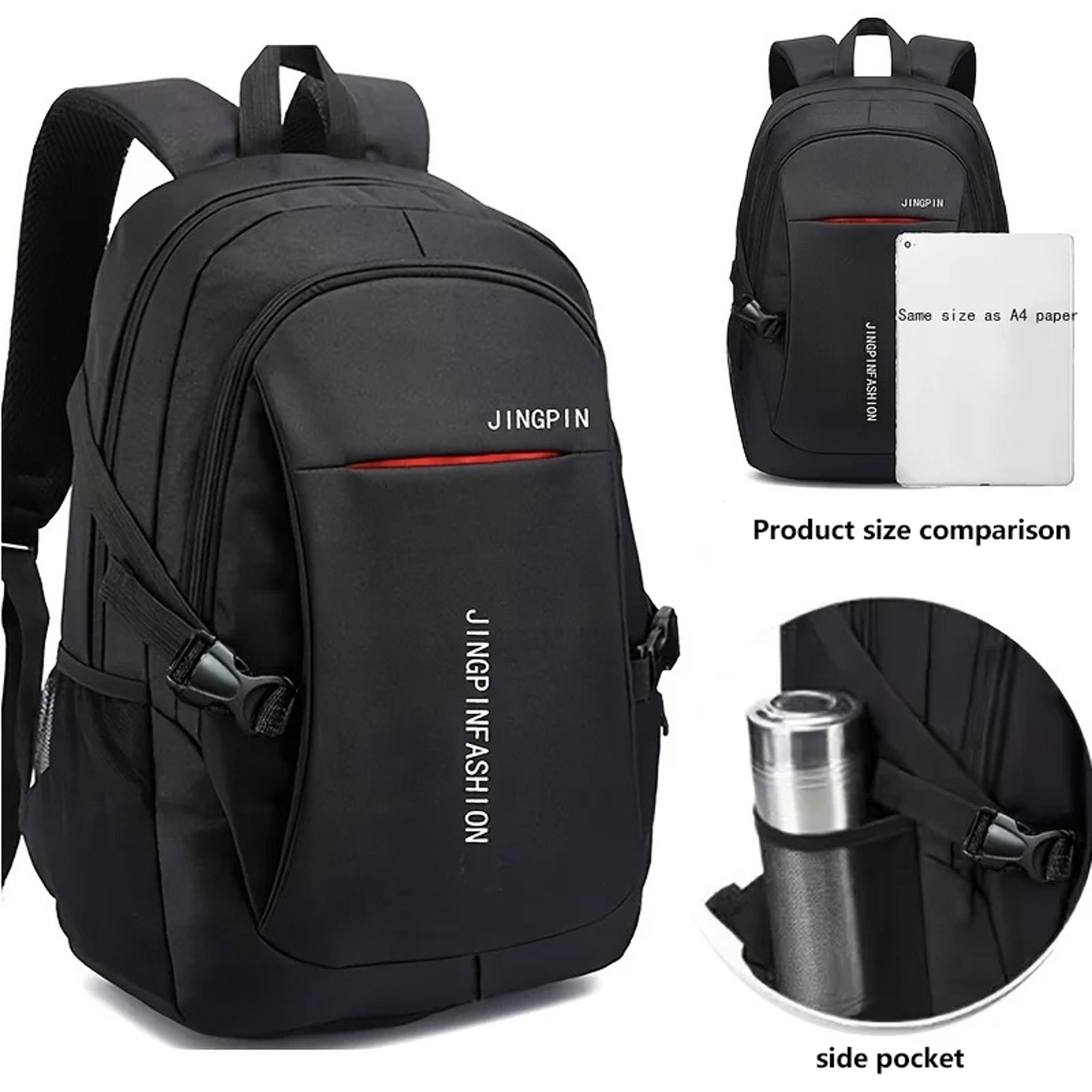 Men Waterproof Laptop Backpack Large Capacity Oxford Business Travel School Bag 2