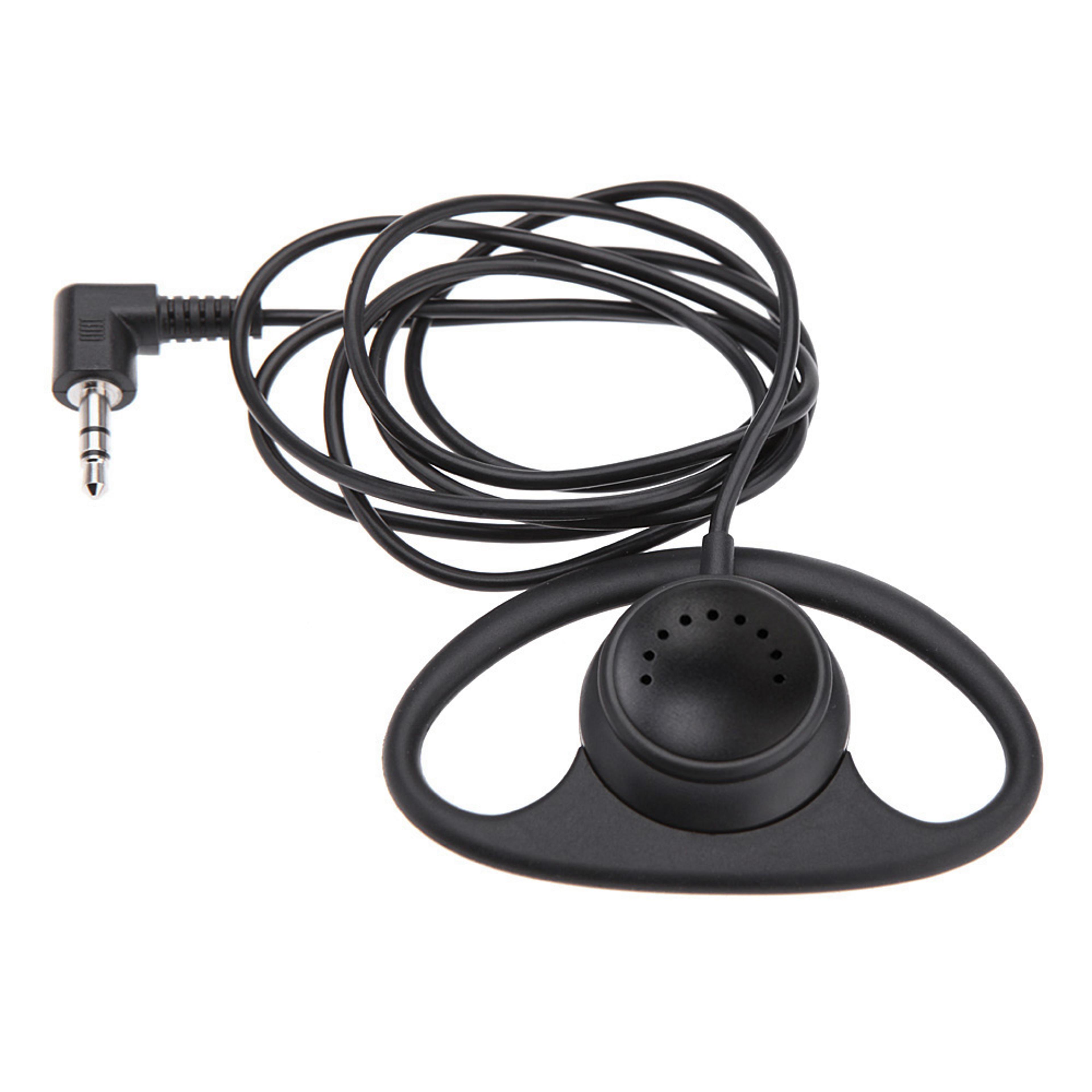 Comfort Fit Single Ear Headset Wired Ear Hook Earpiece For Laptop PC 5