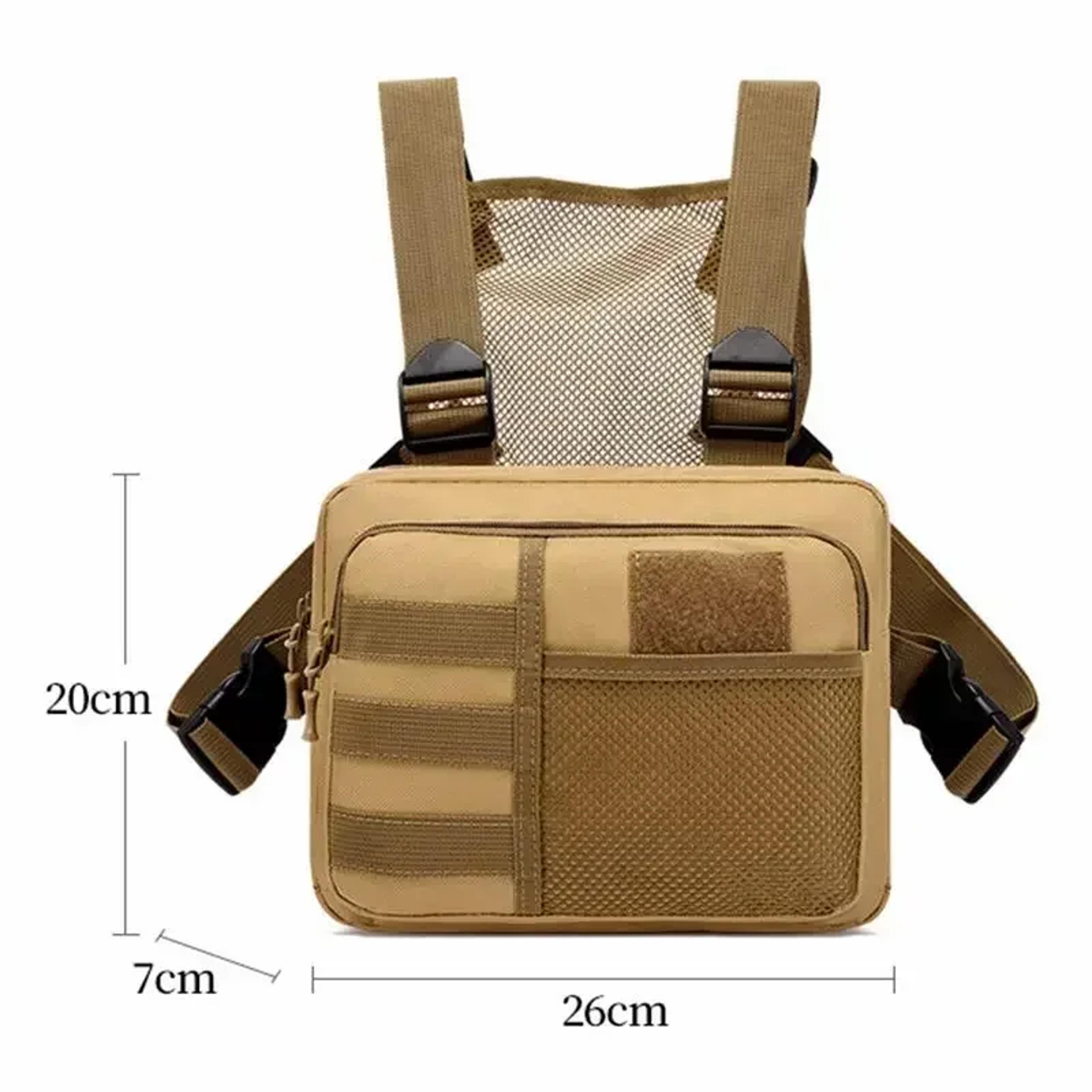 Tactical Chest Rig Bag Waterproof Oxford Multi Pocket Streetwear Vest Bag 5