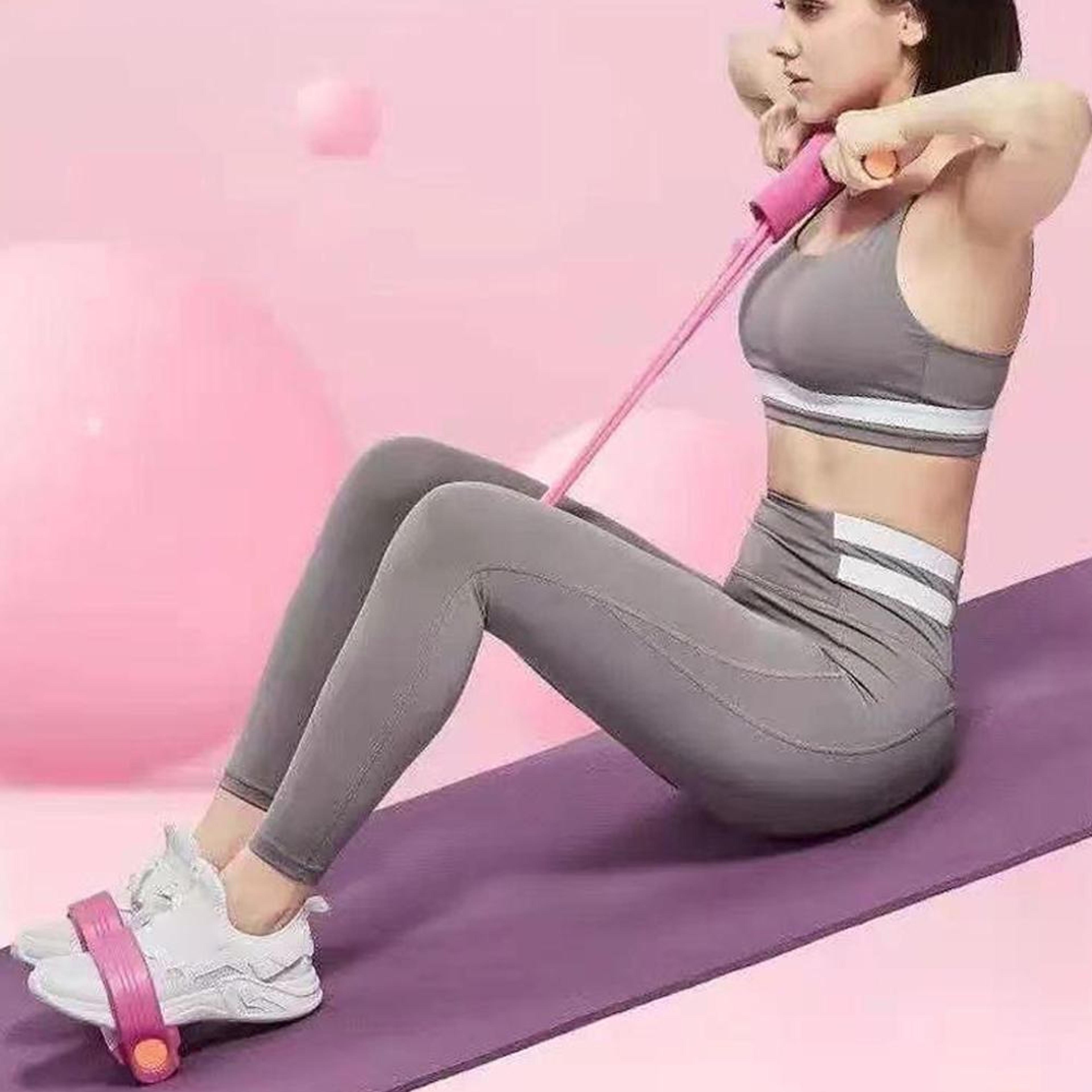 Pedal Resistance Band Full Body Home Workout Trainer 4