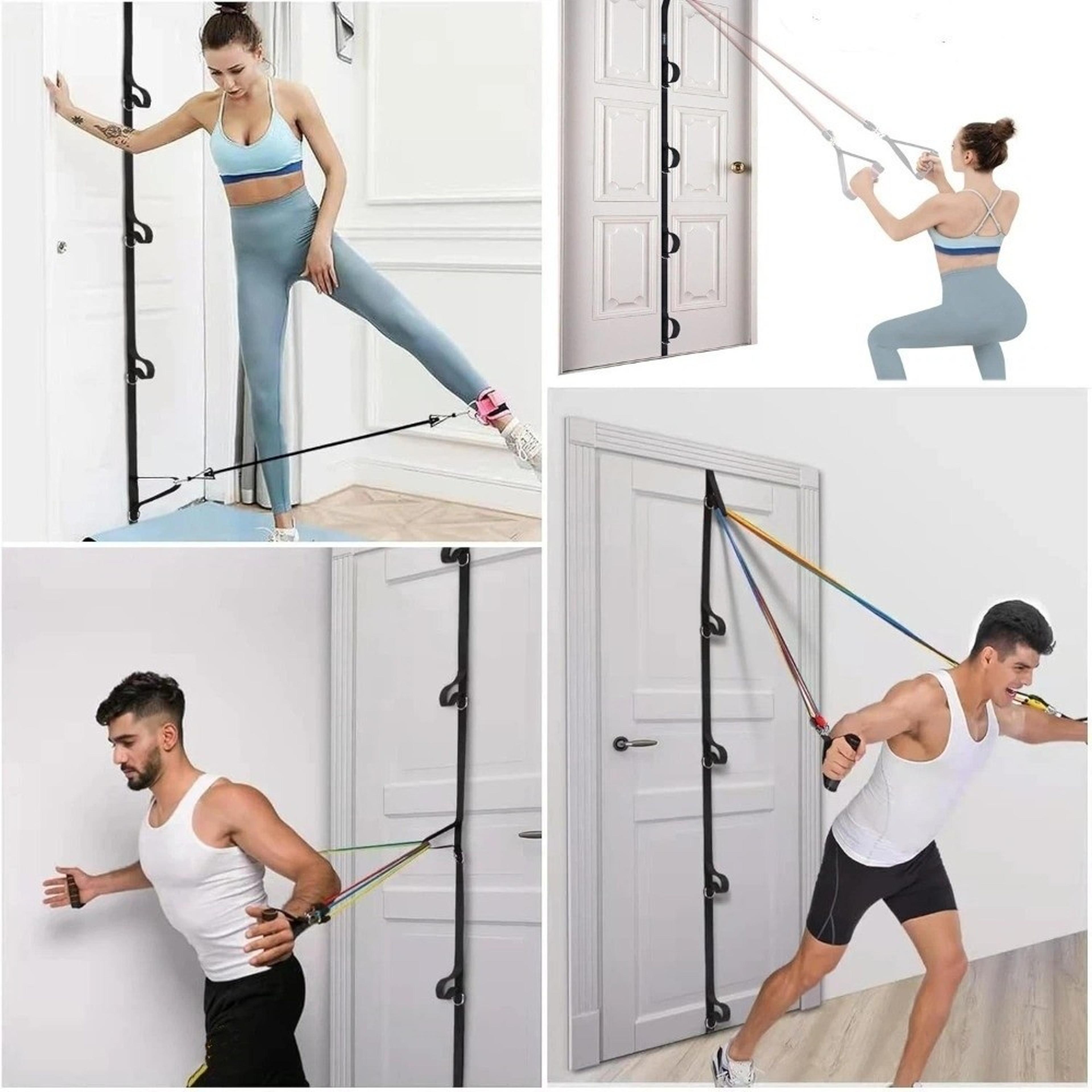 Adjustable Resistance Band Door Anchor Strap For Home Fitness Training 2
