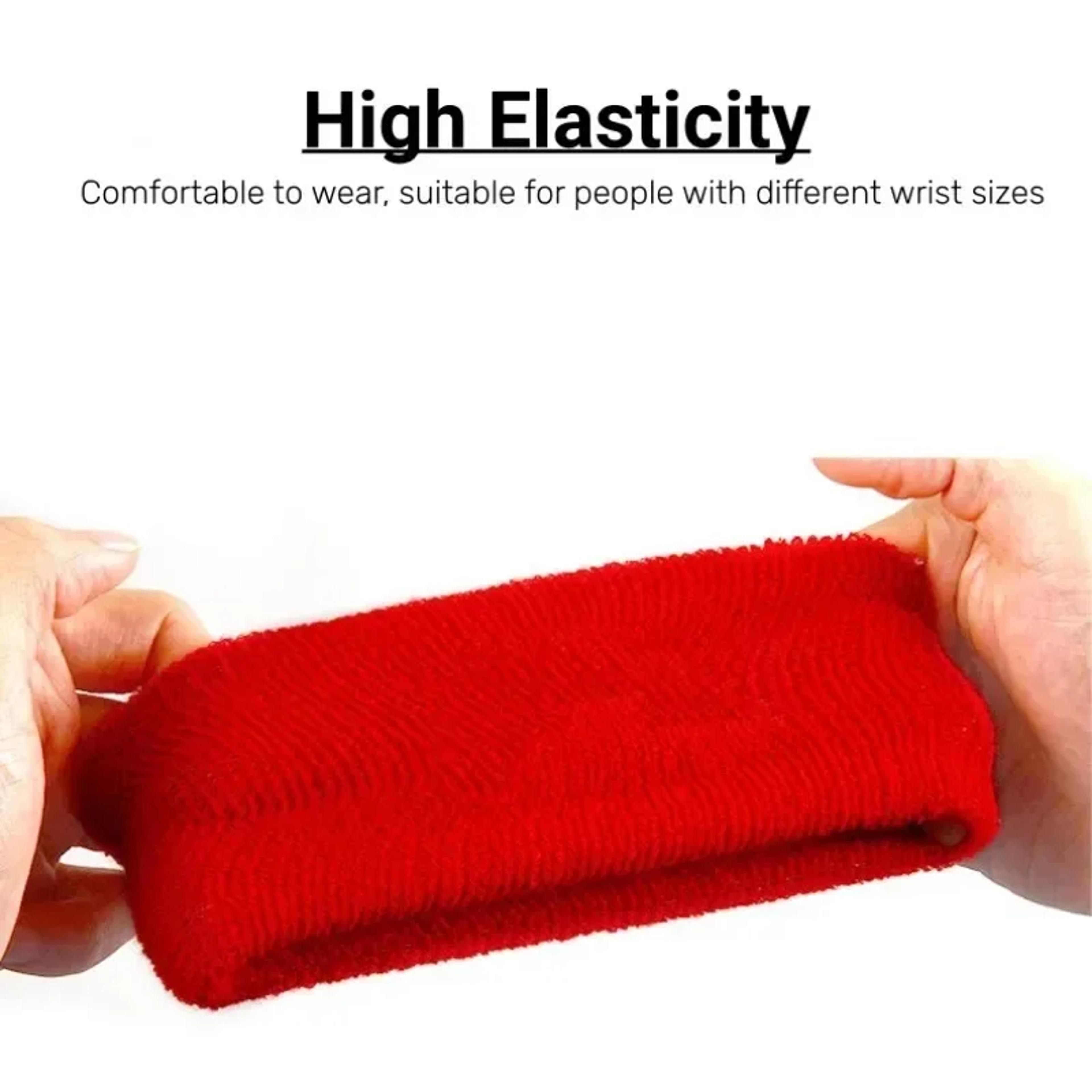 Cotton Sports Wrist Sweatband Absorbent Gym Running Tennis Wristband 3
