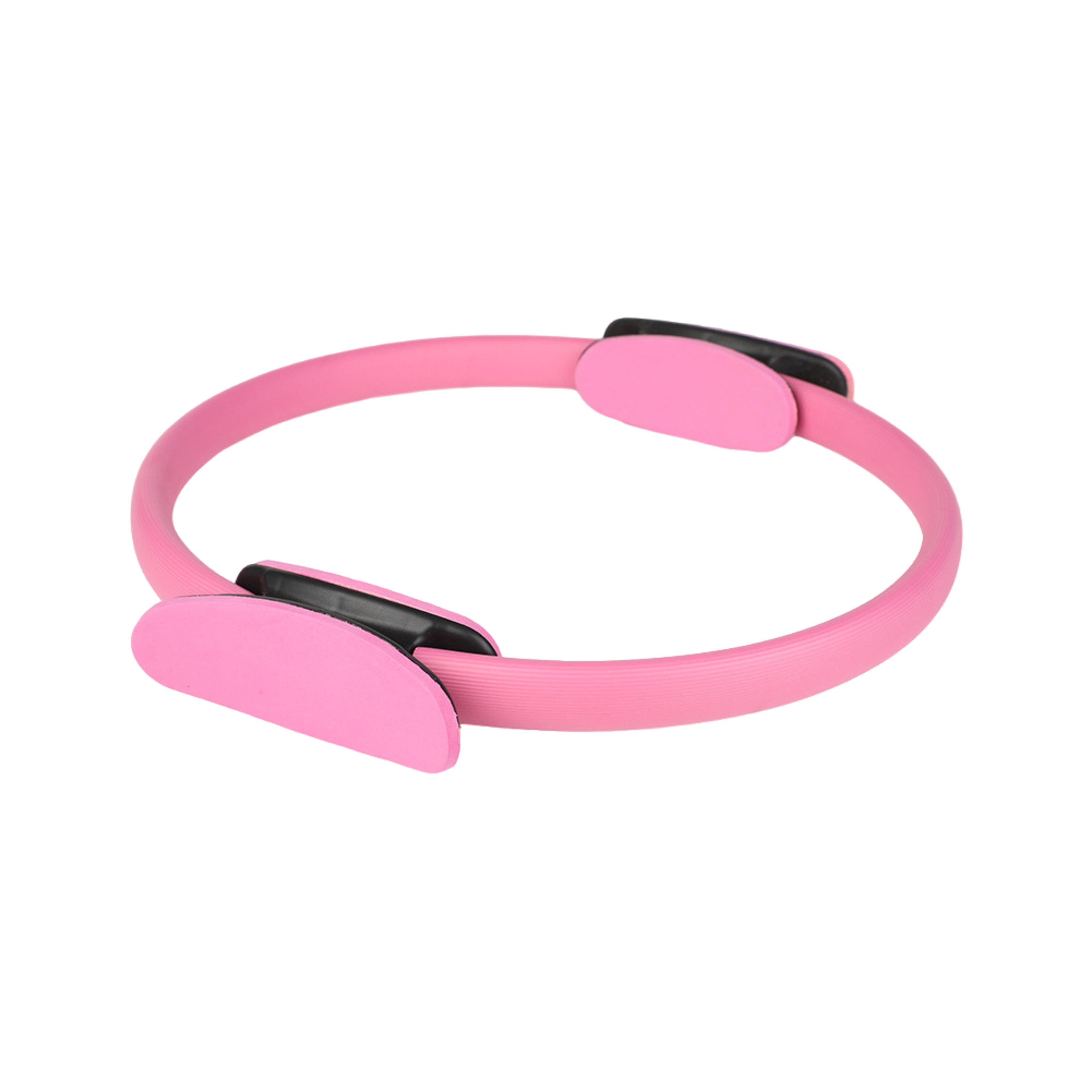 pilates ring fitness circle with non slip handles for core strength and full body toning