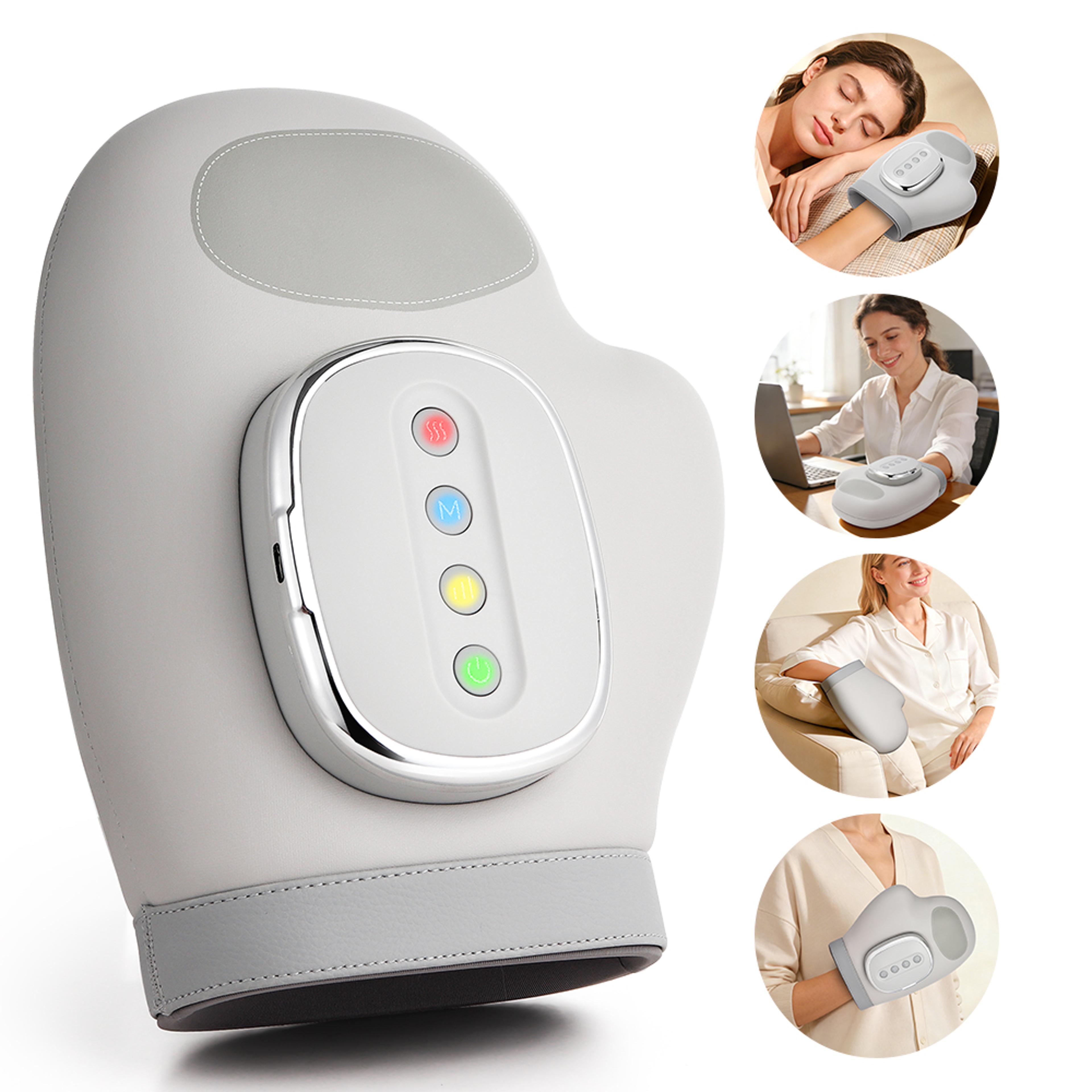 Electric Hand Massager Air Compression Finger Palm Massage Glove 4