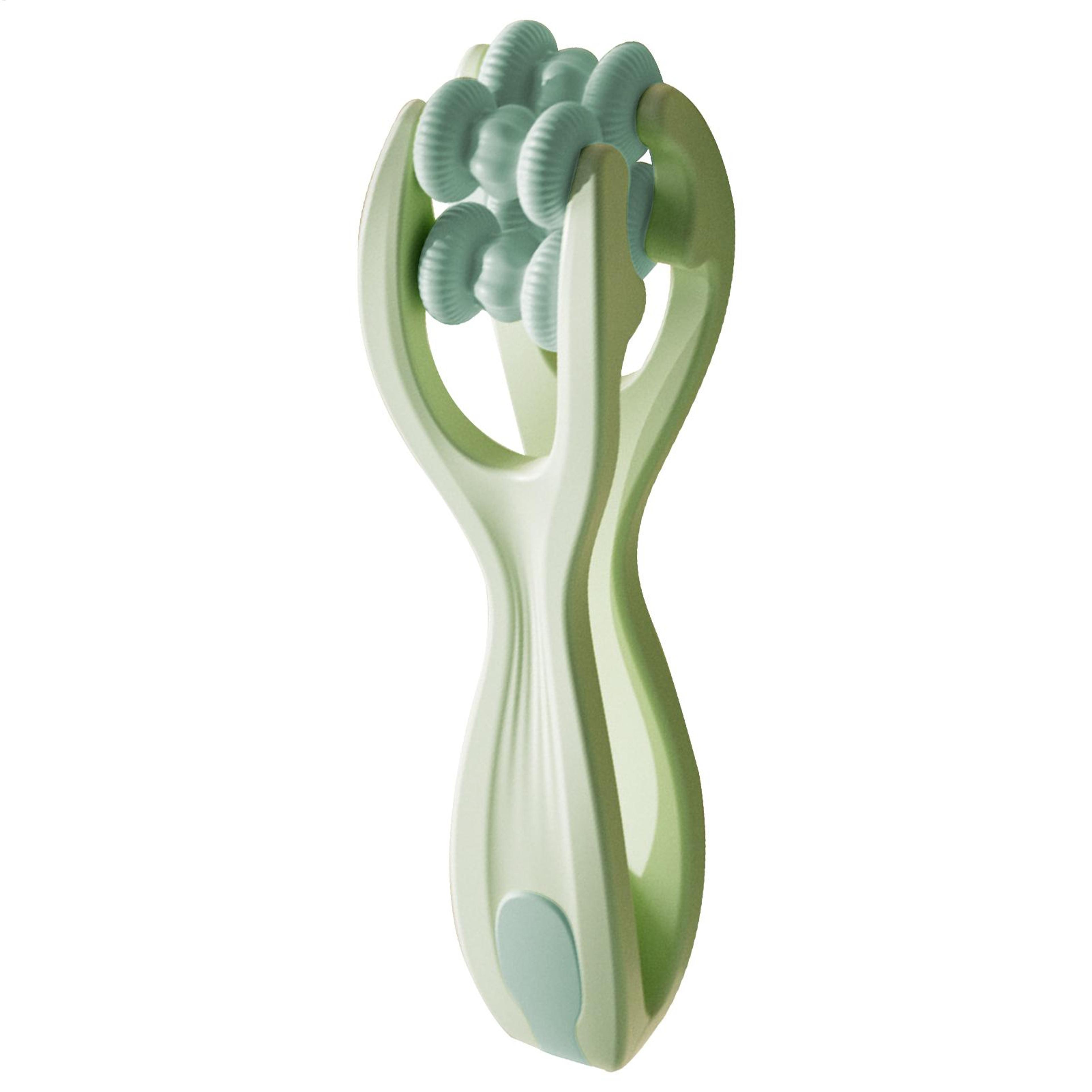 mini finger joint massager with dual rollers and elastic handle