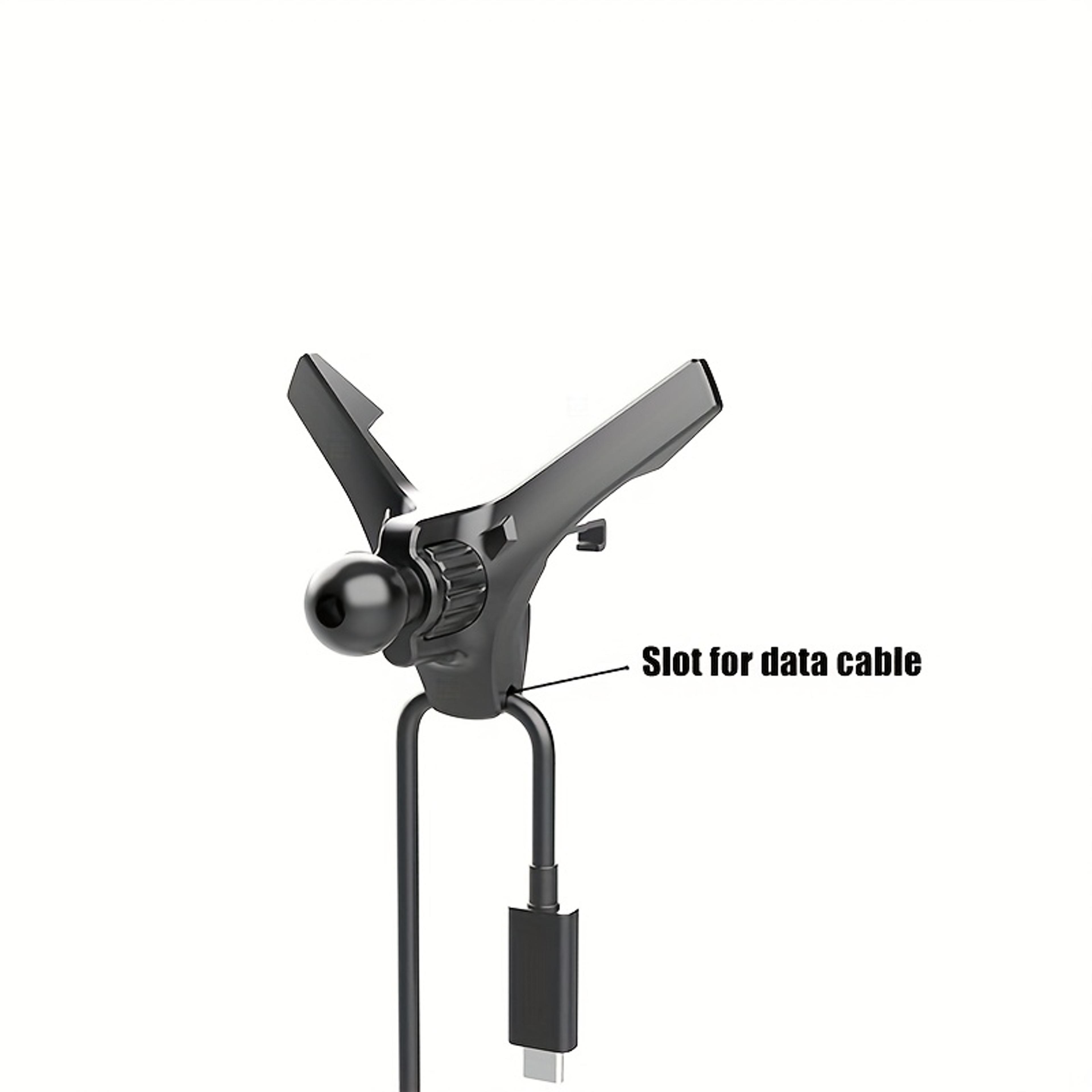 Ball Head Car Air Vent Phone Holder Clip Adjustable Hook Mount 4